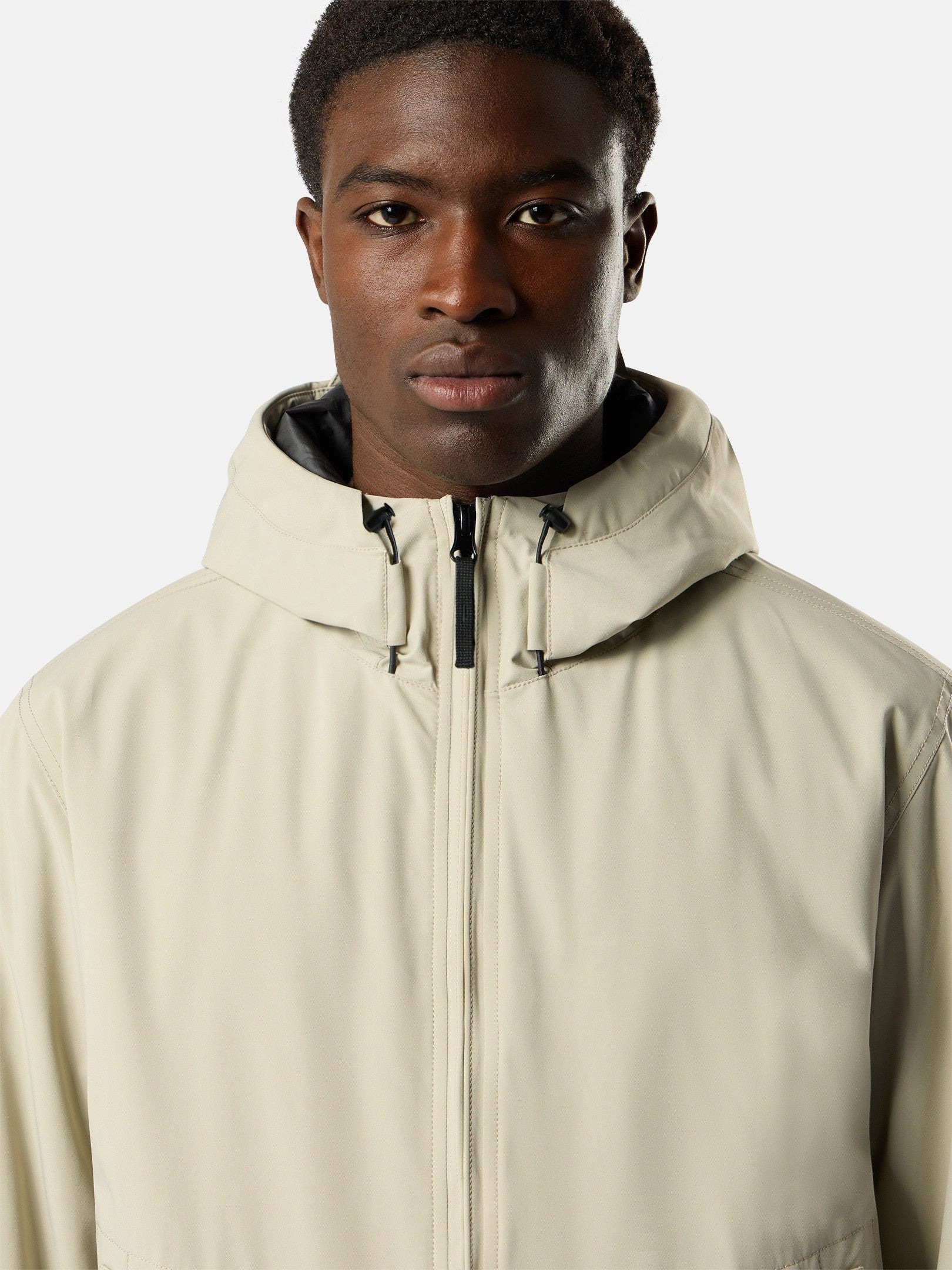 Stone Island Hooded Jacket with Wind- and Water-Resistant Membrane 4100108