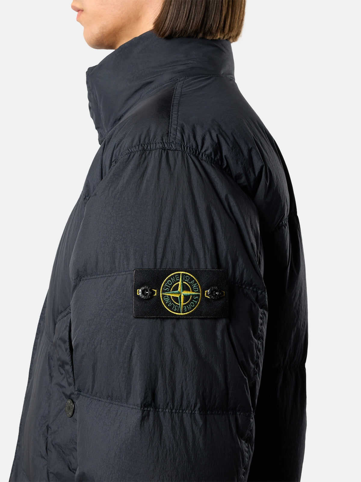 Stone Island Down Jacket with Wind Resistance and Anti-Drop 4100109