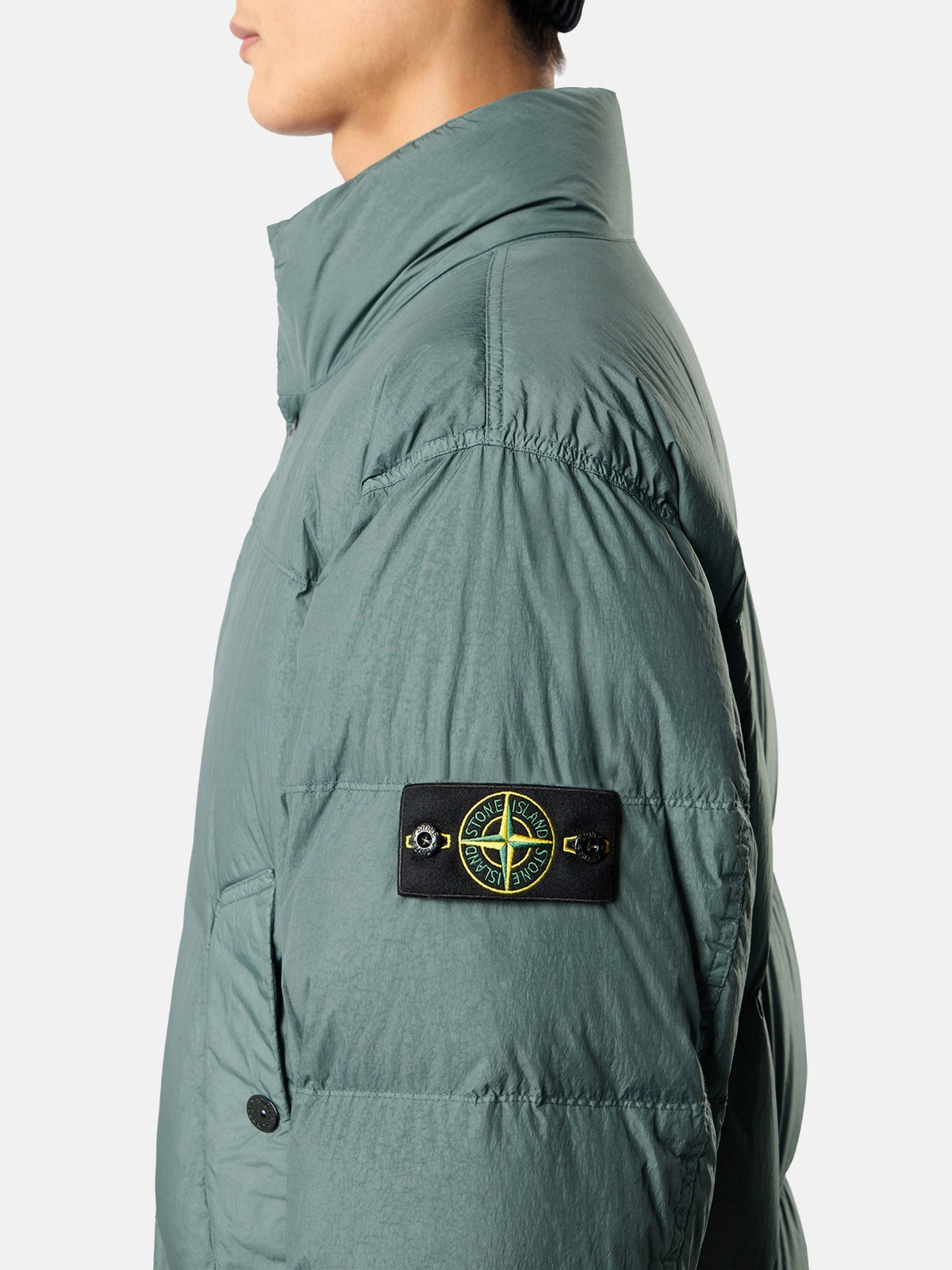 Stone Island Down Jacket with Wind Resistance and Anti-Drop 4100109