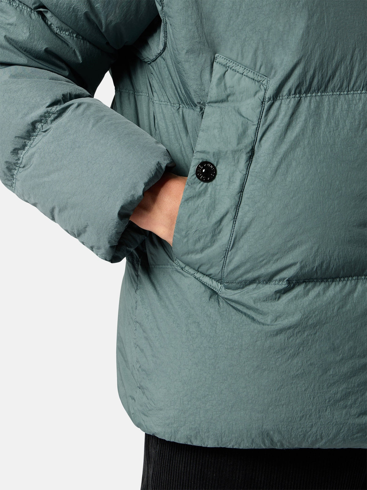 Stone Island Down Jacket with Wind Resistance and Anti-Drop 4100109