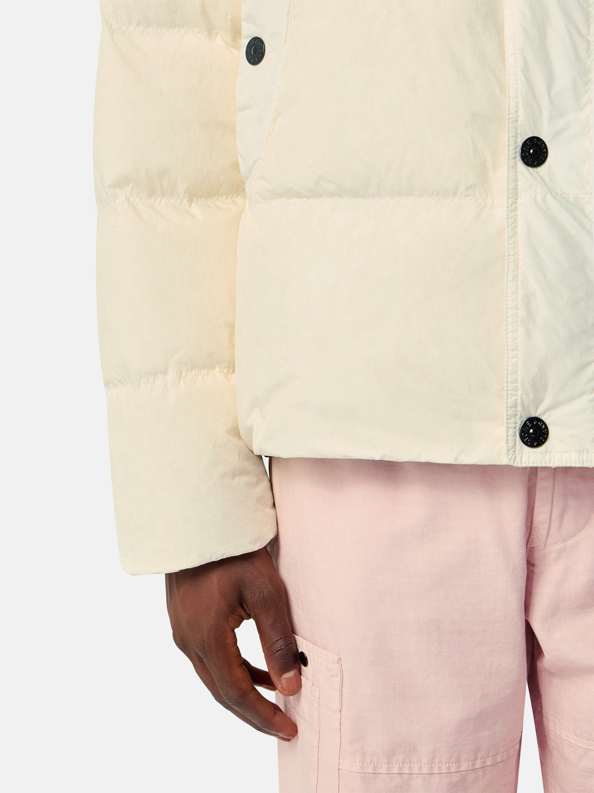 Stone Island Down Jacket with Wind Resistance and Anti-Drop 4100109