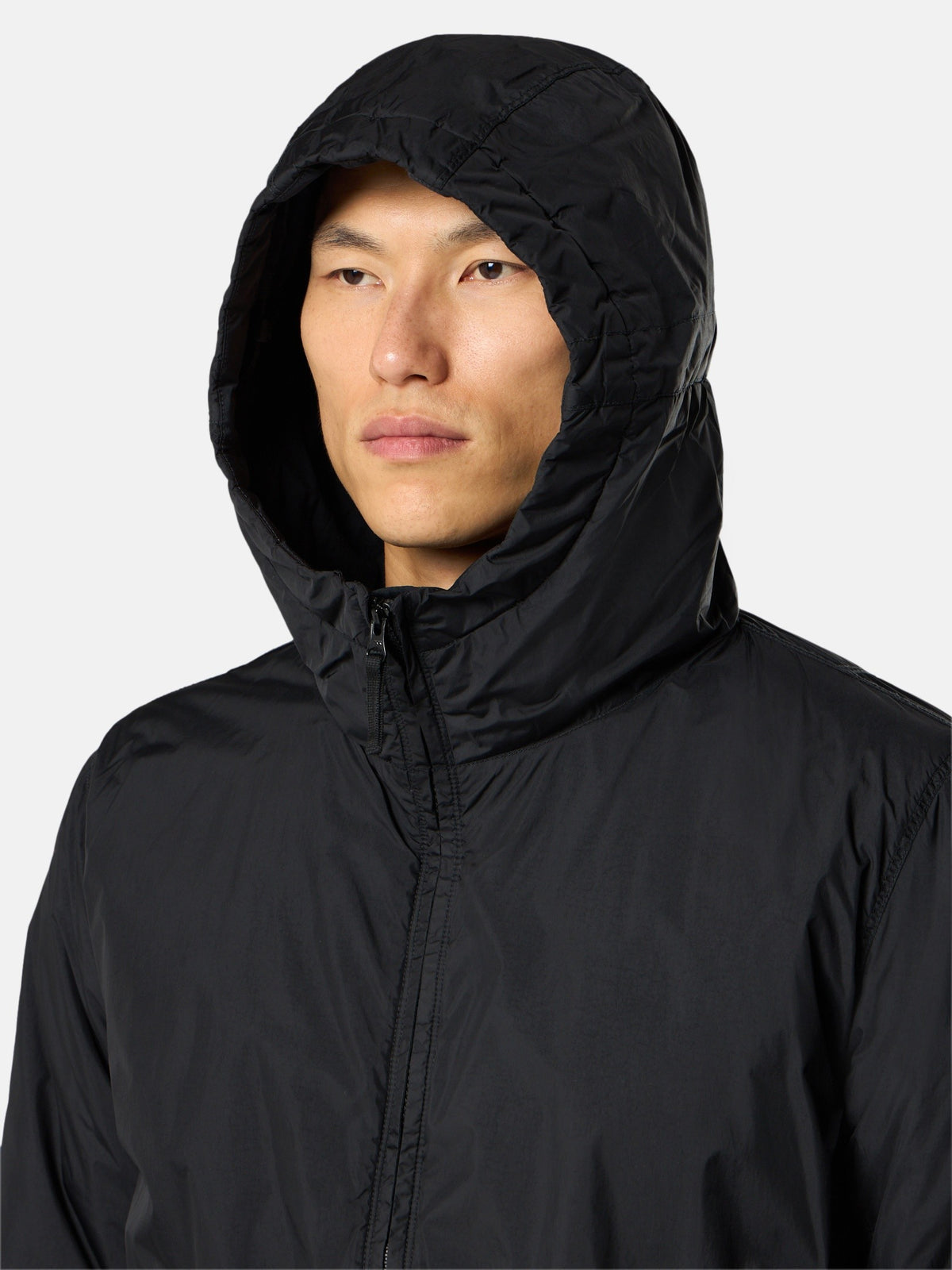Stone Island Hooded Jacket with Wind Resistance and Anti-Drop 4100110