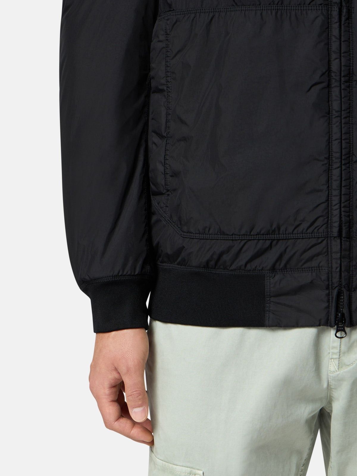 Stone Island Hooded Jacket with Wind Resistance and Anti-Drop 4100110