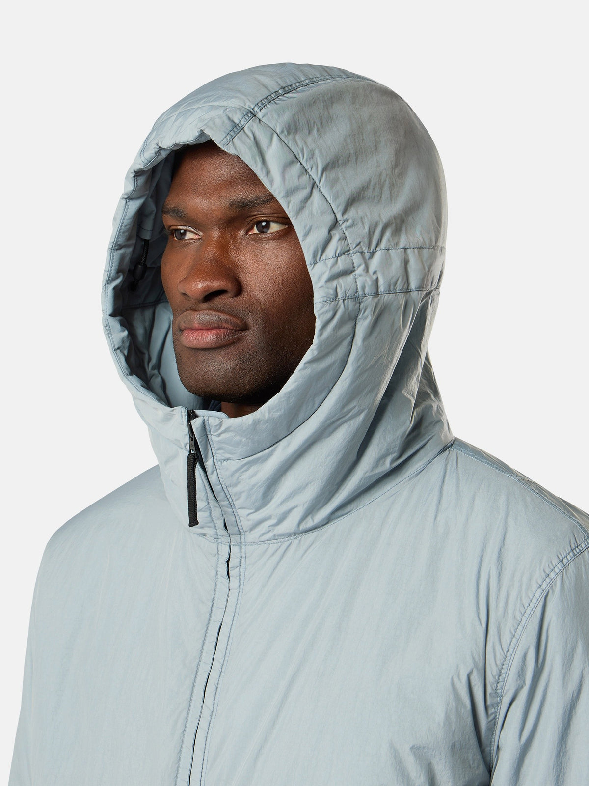 Stone Island Hooded Jacket with Wind Resistance and Anti-Drop 4100110
