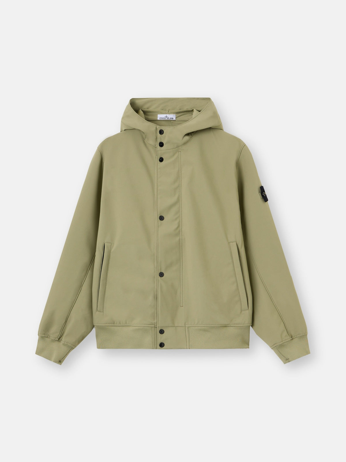 Stone Island Hooded Jacket with Water- and Wind-Resistant Membrane 4100118