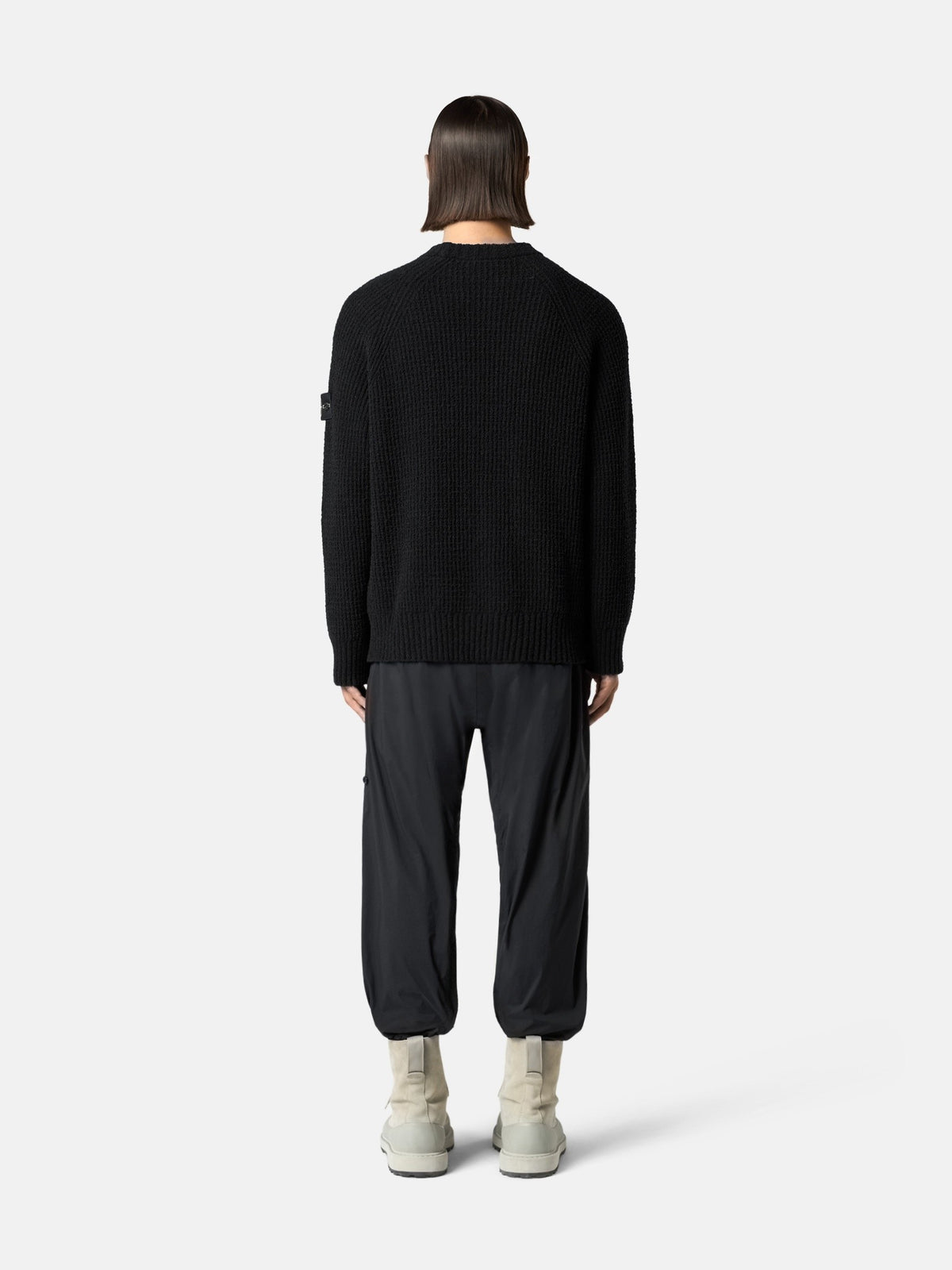 Stone Island Loose-Fit Crewneck Jumper with Raglan Sleeves 5100001