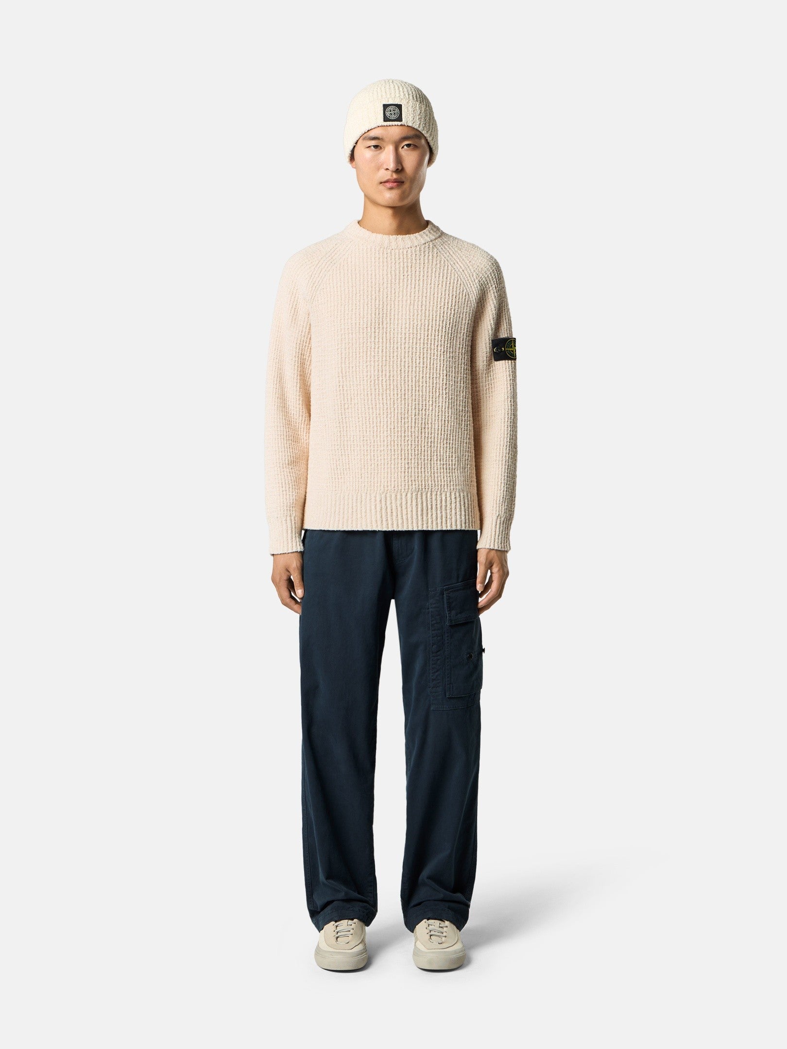 Stone Island Loose-Fit Crewneck Jumper with Raglan Sleeves 5100001