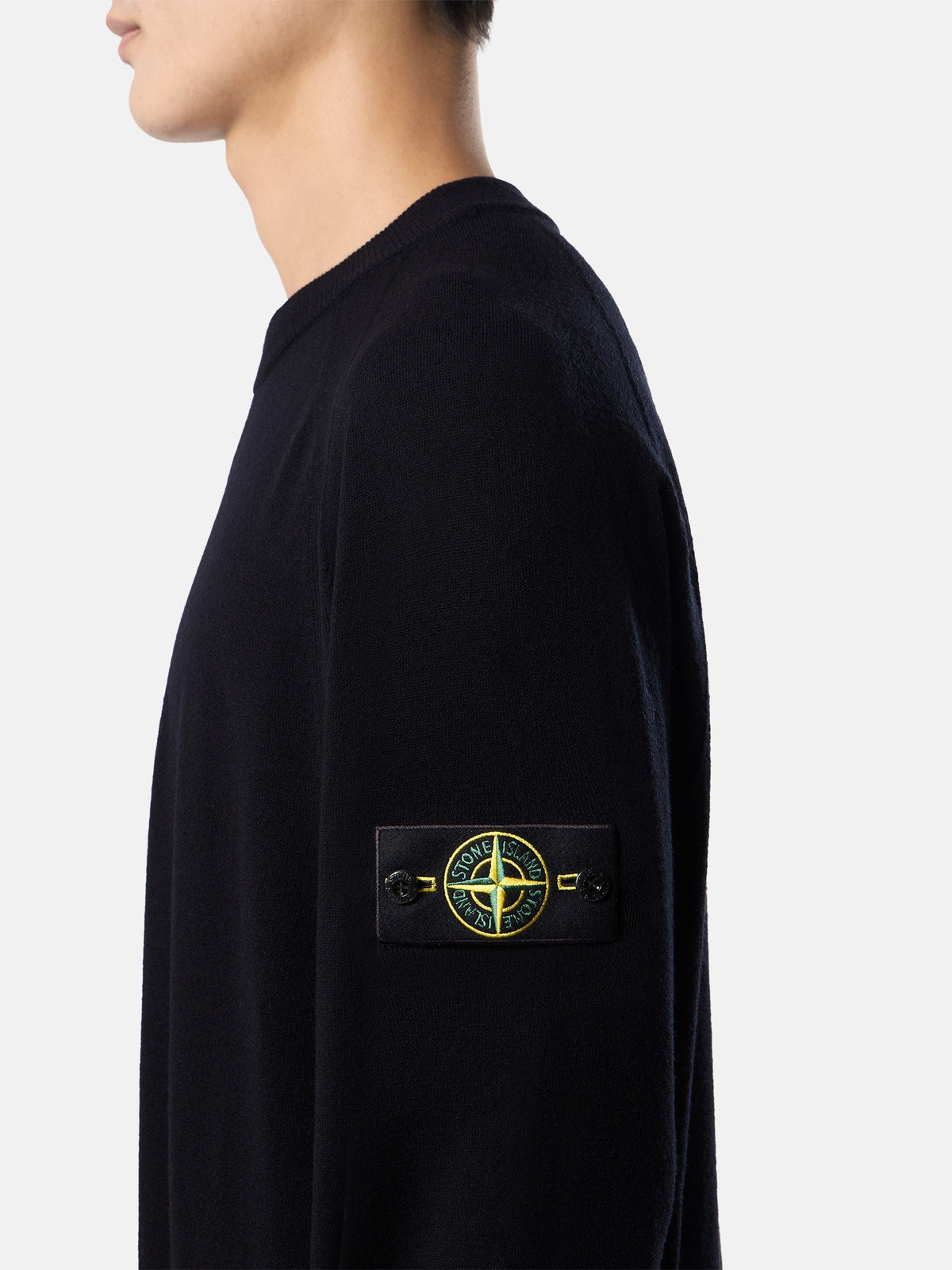 Stone Island Loose-Fit Crewneck Jumper with Raglan Sleeves 5100007