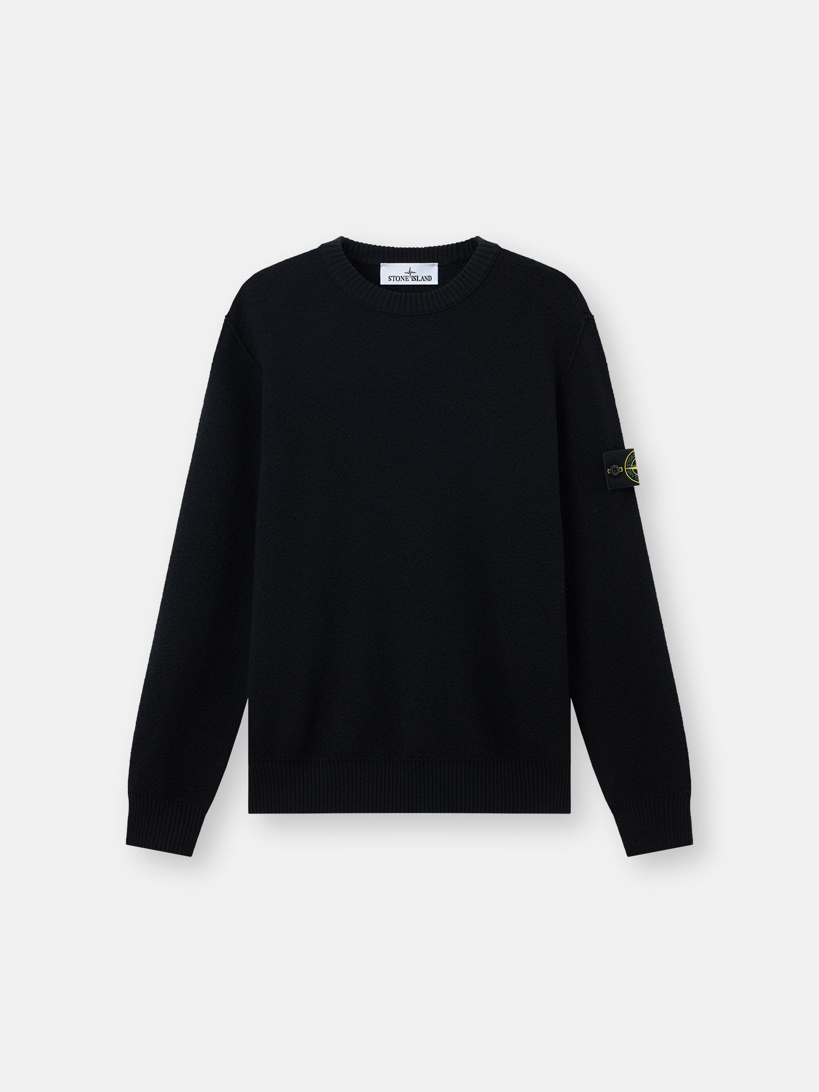 Stone Island Loose-Fit Crewneck Jumper with Ribbed Trims 5100011