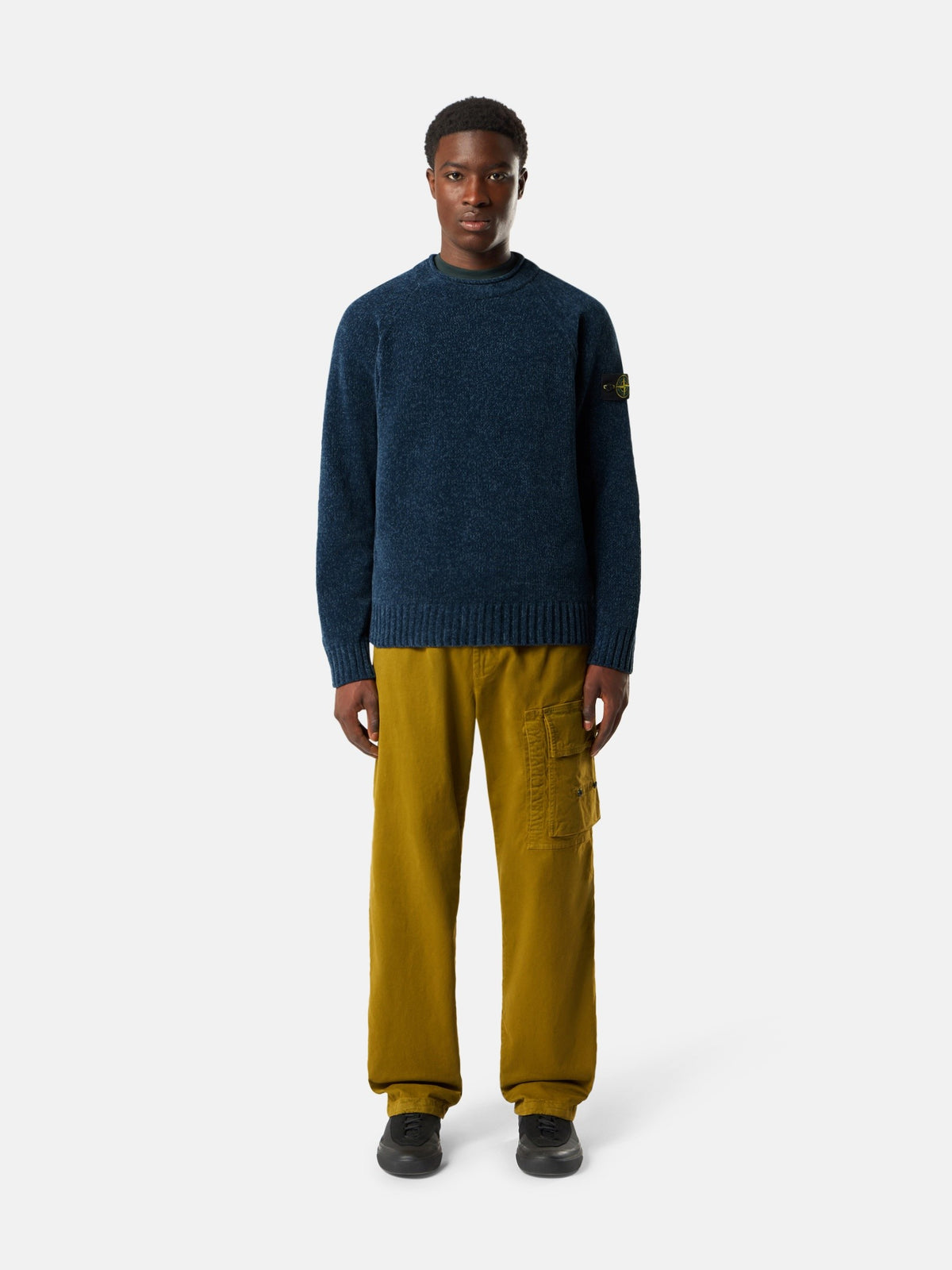Stone Island Loose-Fit Crewneck Jumper with Raglan Sleeves 5100013