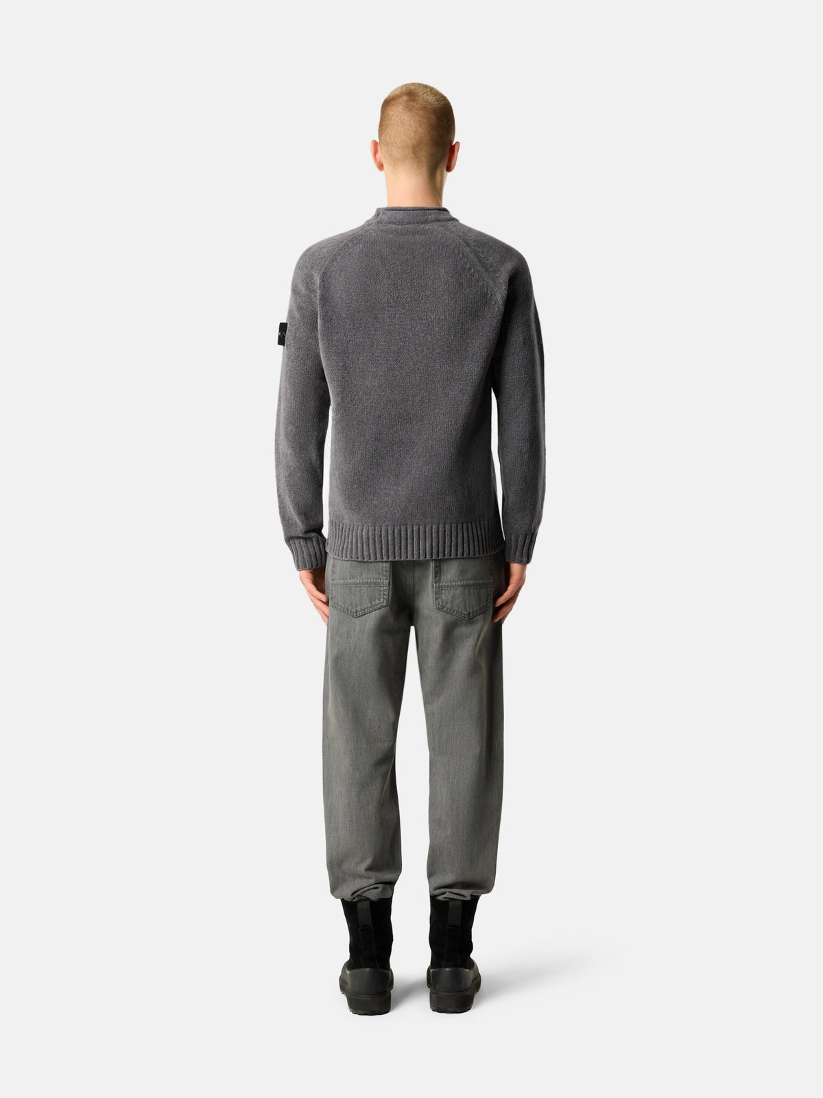 Stone Island Loose-Fit Crewneck Jumper with Raglan Sleeves 5100013