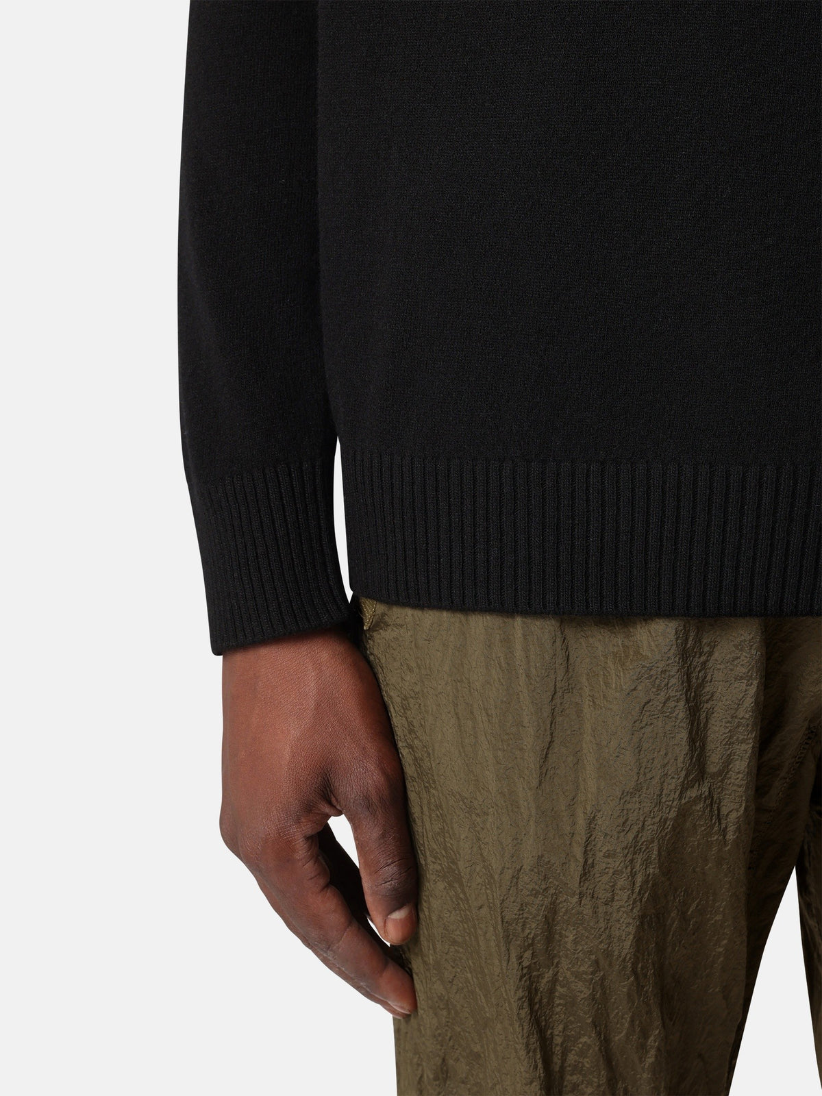 Stone Island Loose-Fit Polo Collar Jumper with Button Placket 5100018