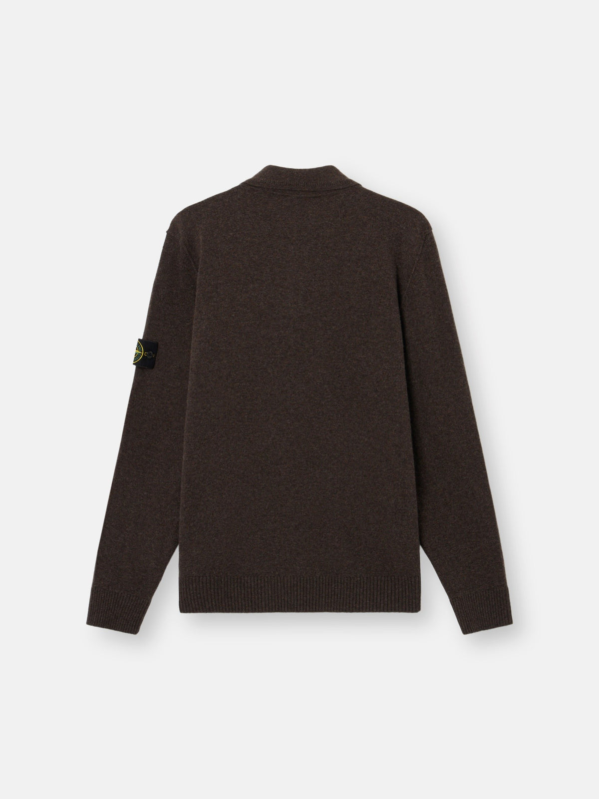 Stone Island Loose-Fit Polo Collar Jumper with Button Placket 5100018