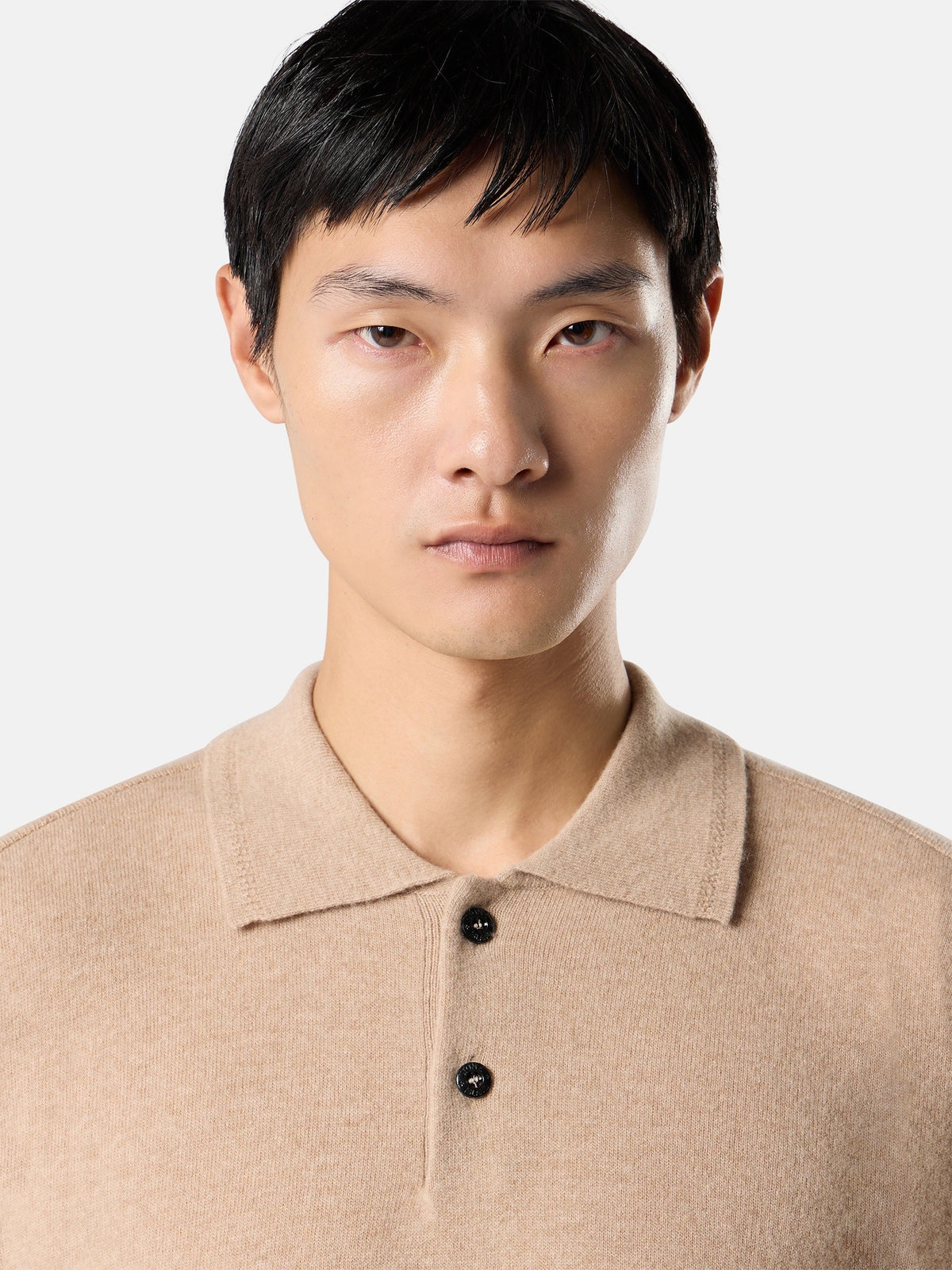 Stone Island Loose-Fit Polo Collar Jumper with Button Placket 5100018