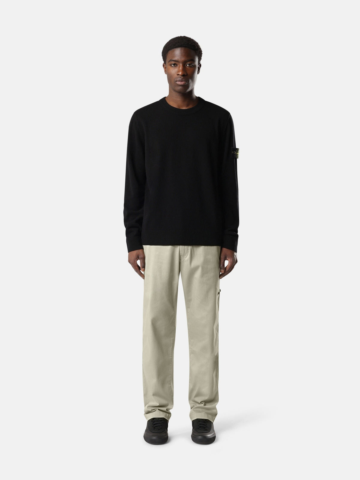 Stone Island Loose-Fit Crewneck Jumper with Ribbed Trims 5100021