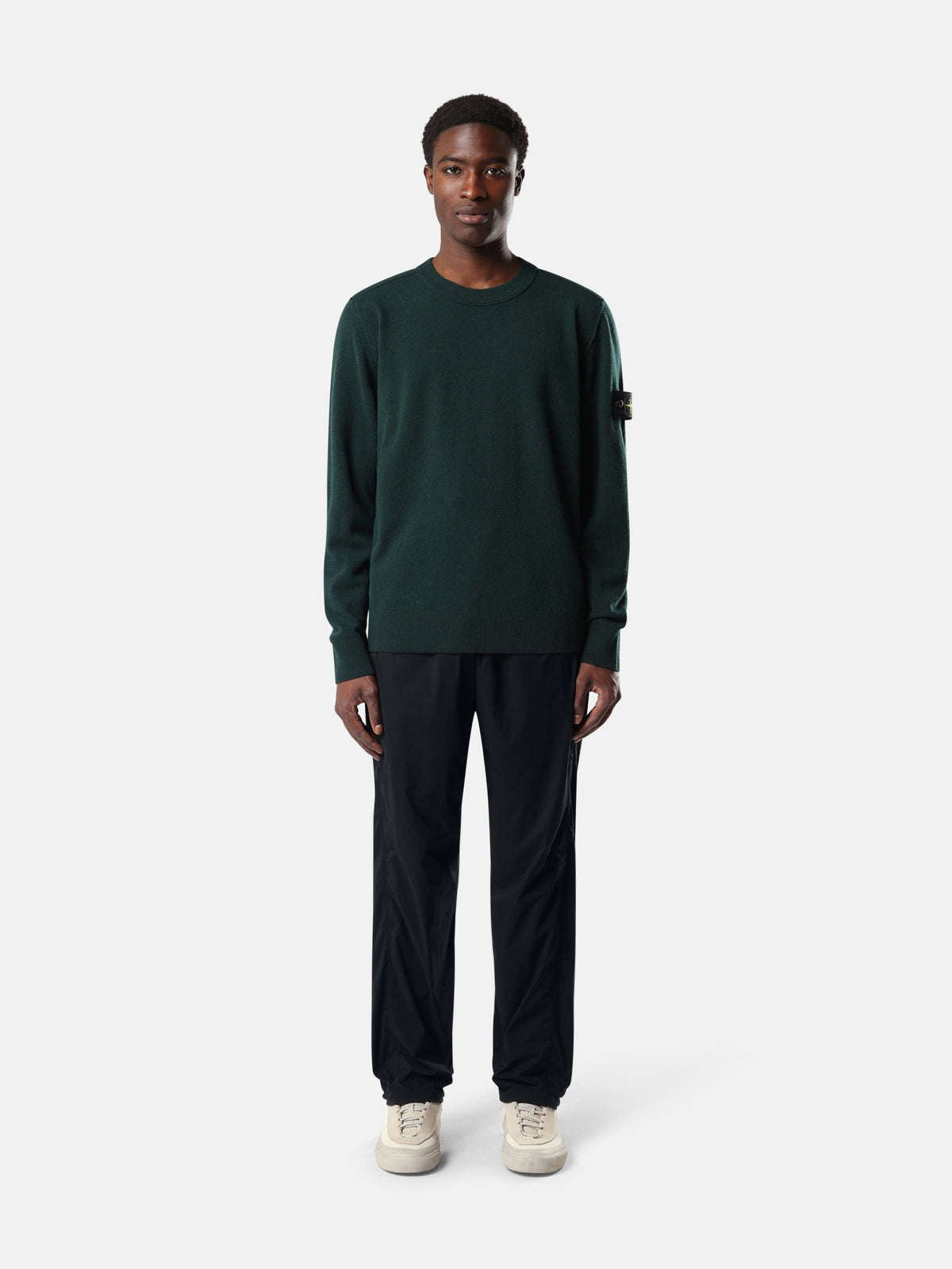 Stone Island Loose-Fit Crewneck Jumper with Ribbed Trims 5100021