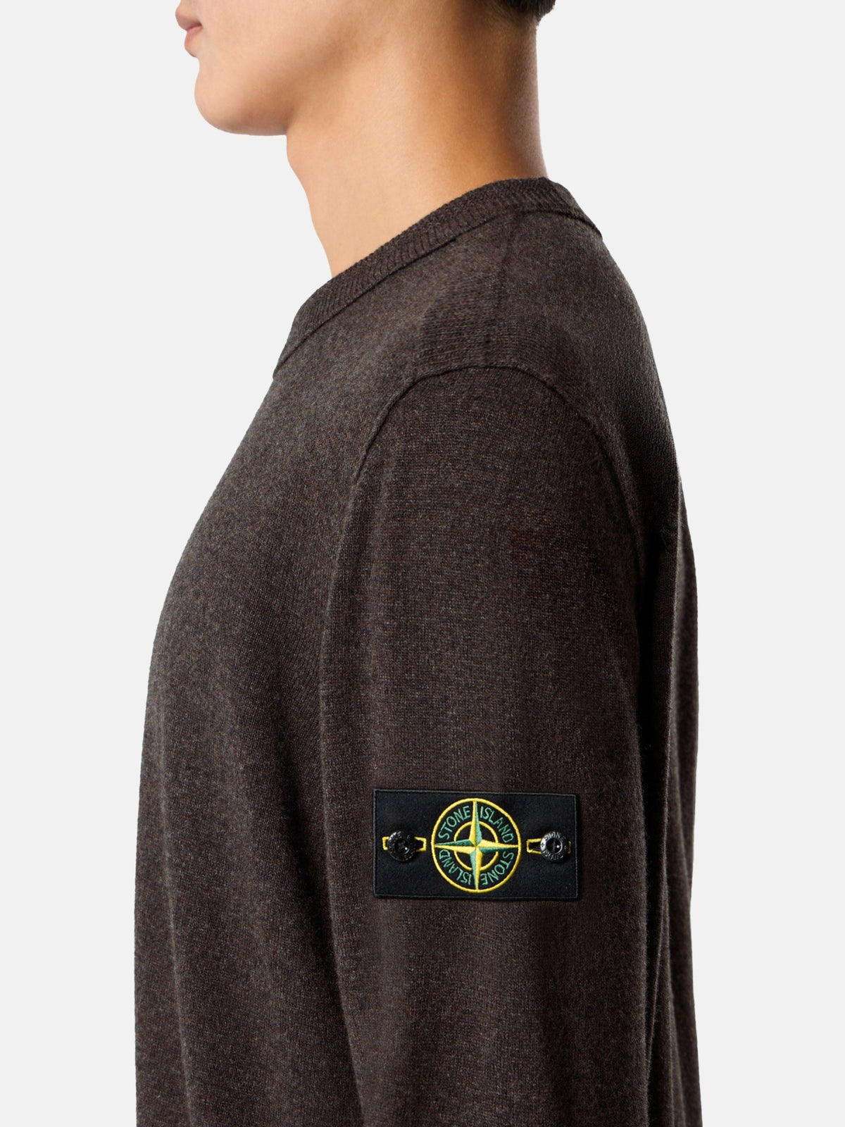 Stone Island Loose-Fit Crewneck Jumper with Ribbed Trims 5100021