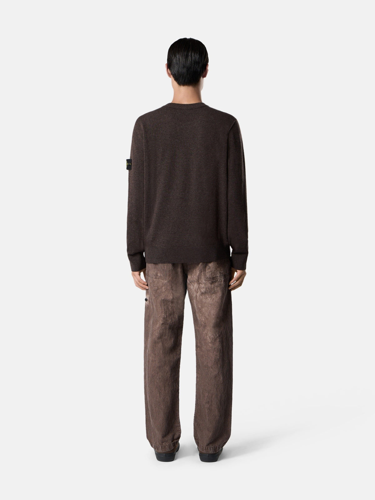 Stone Island Loose-Fit Crewneck Jumper with Ribbed Trims 5100021