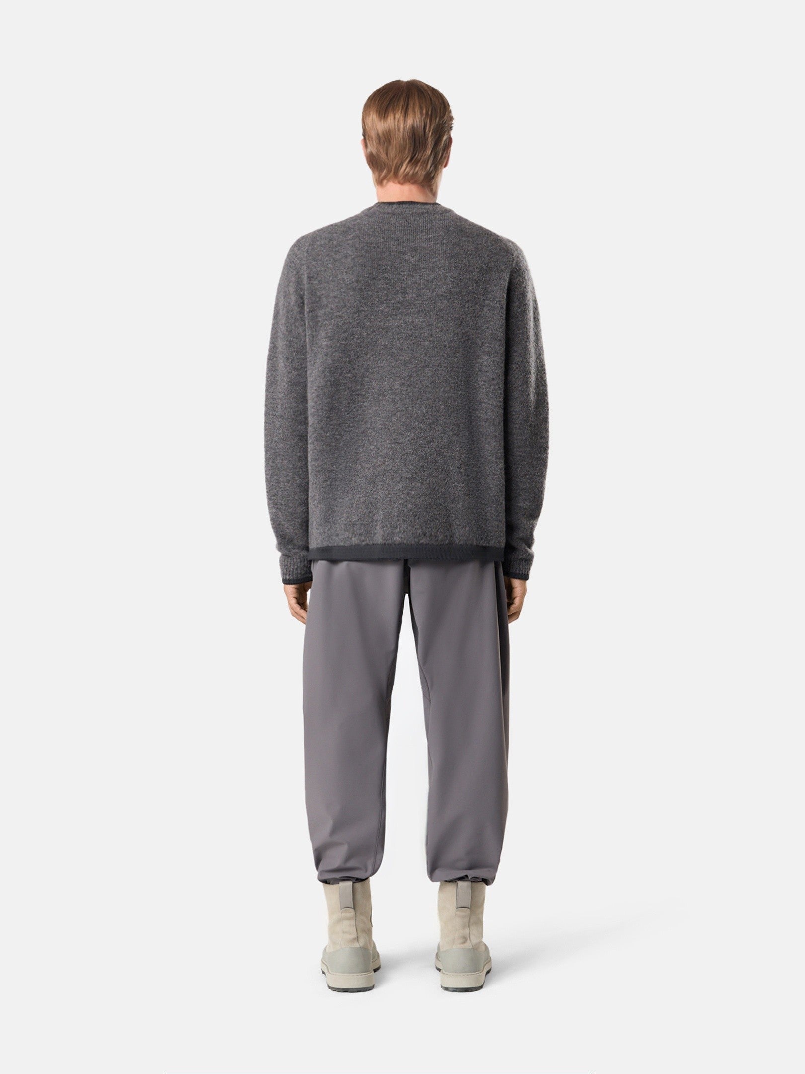 Stone Island Loose-Fit Crewneck Jumper with Contrast Trims 5100028