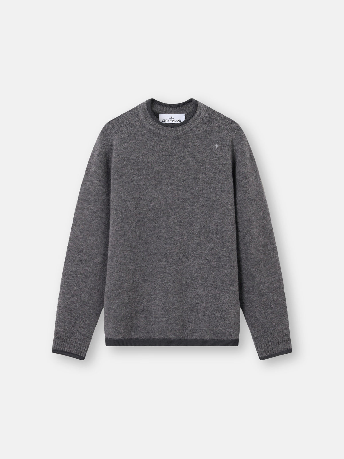 Stone Island Loose-Fit Crewneck Jumper with Contrast Trims 5100028