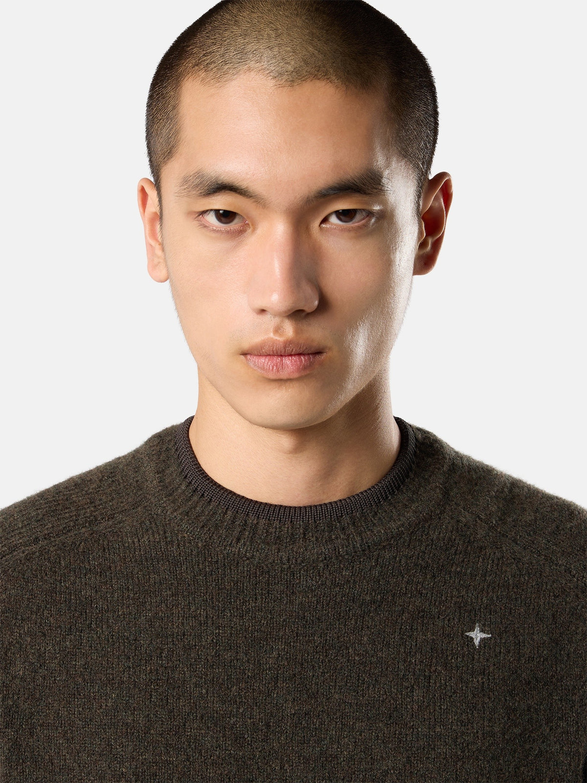 Stone Island Loose-Fit Crewneck Jumper with Contrast Trims 5100028