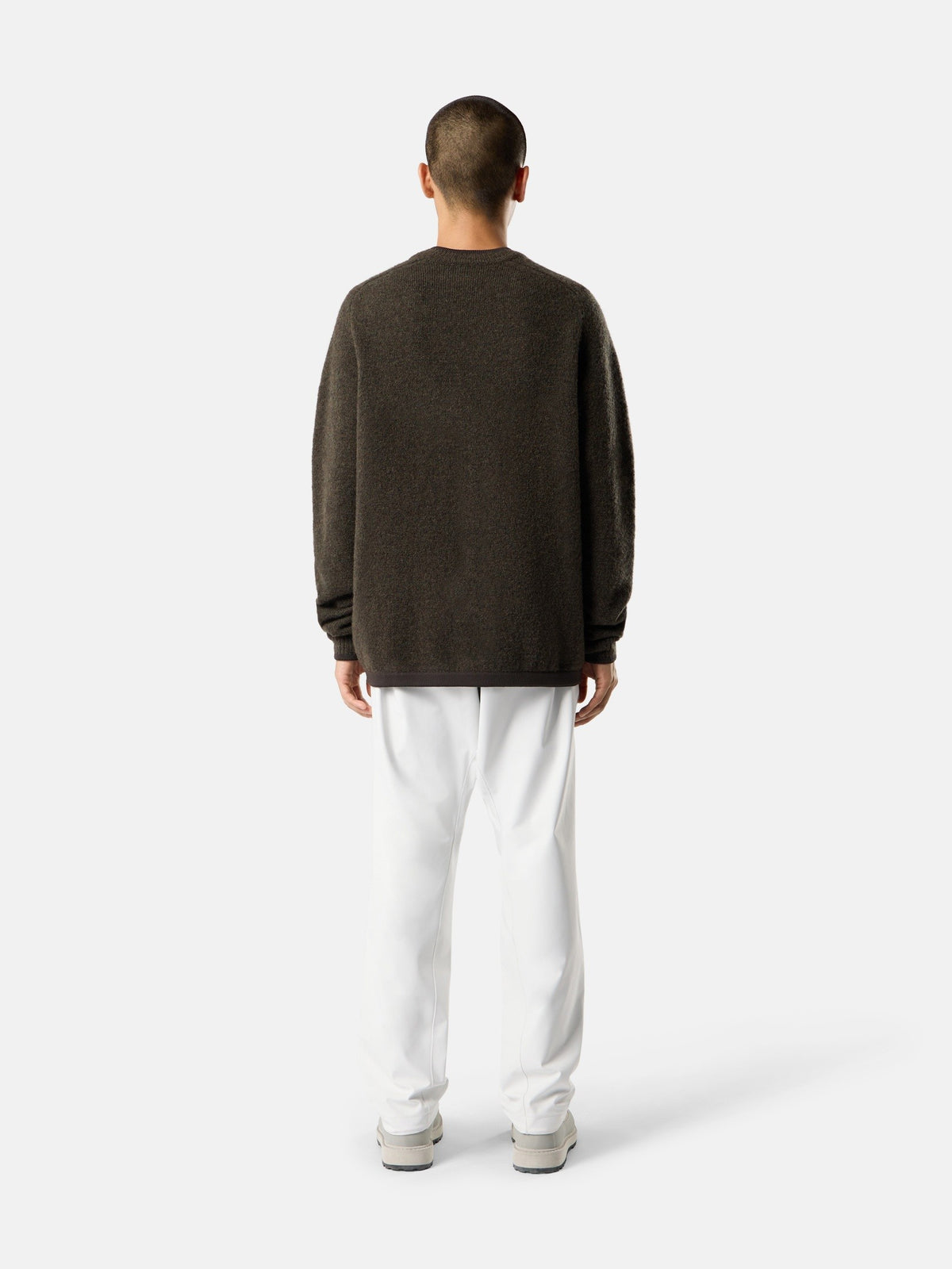 Stone Island Loose-Fit Crewneck Jumper with Contrast Trims 5100028