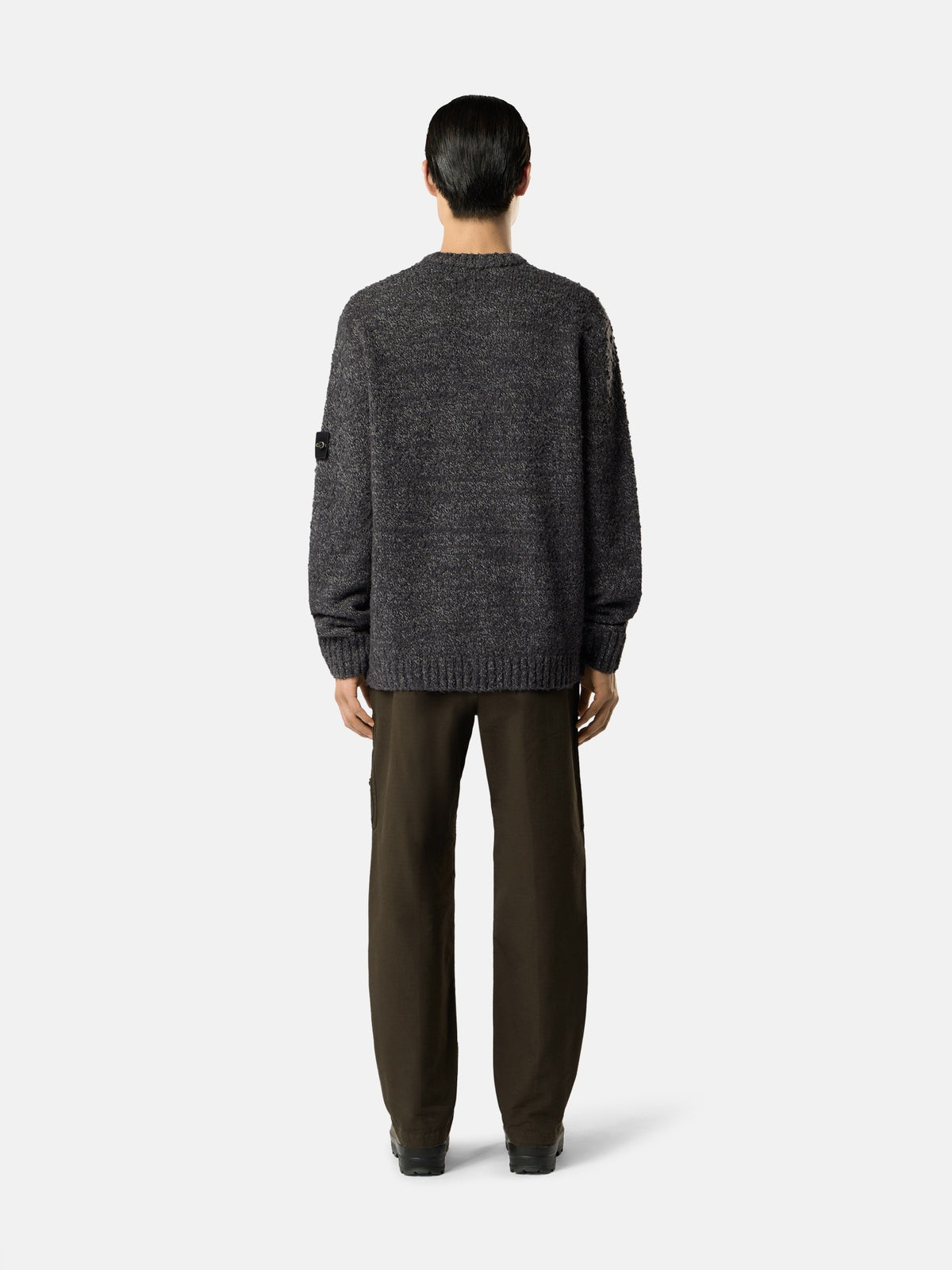 Stone Island Loose-Fit Crewneck Jumper with Ribbed Trims 5100031