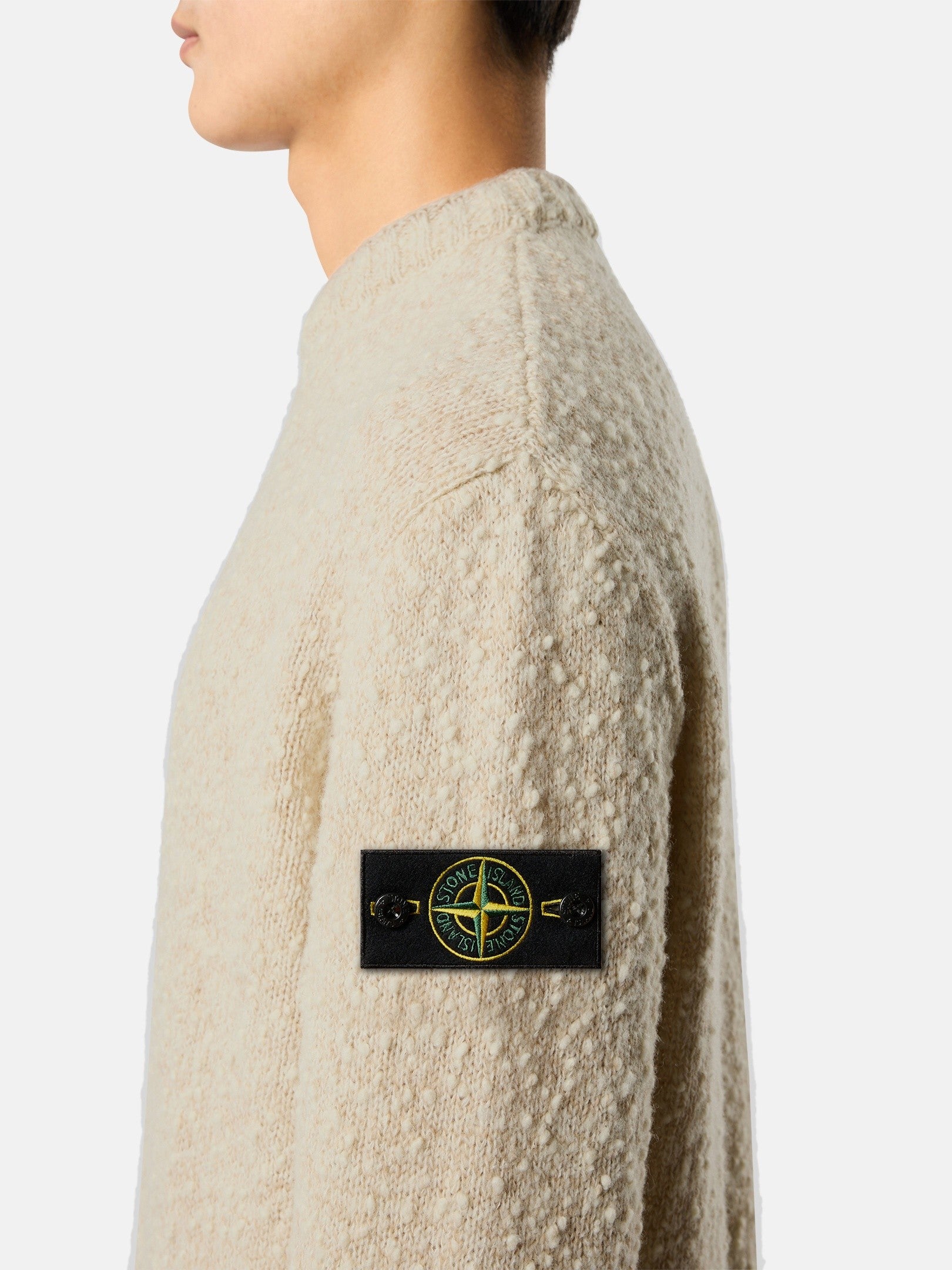 Stone Island Loose-Fit Crewneck Jumper with Ribbed Trims 5100031