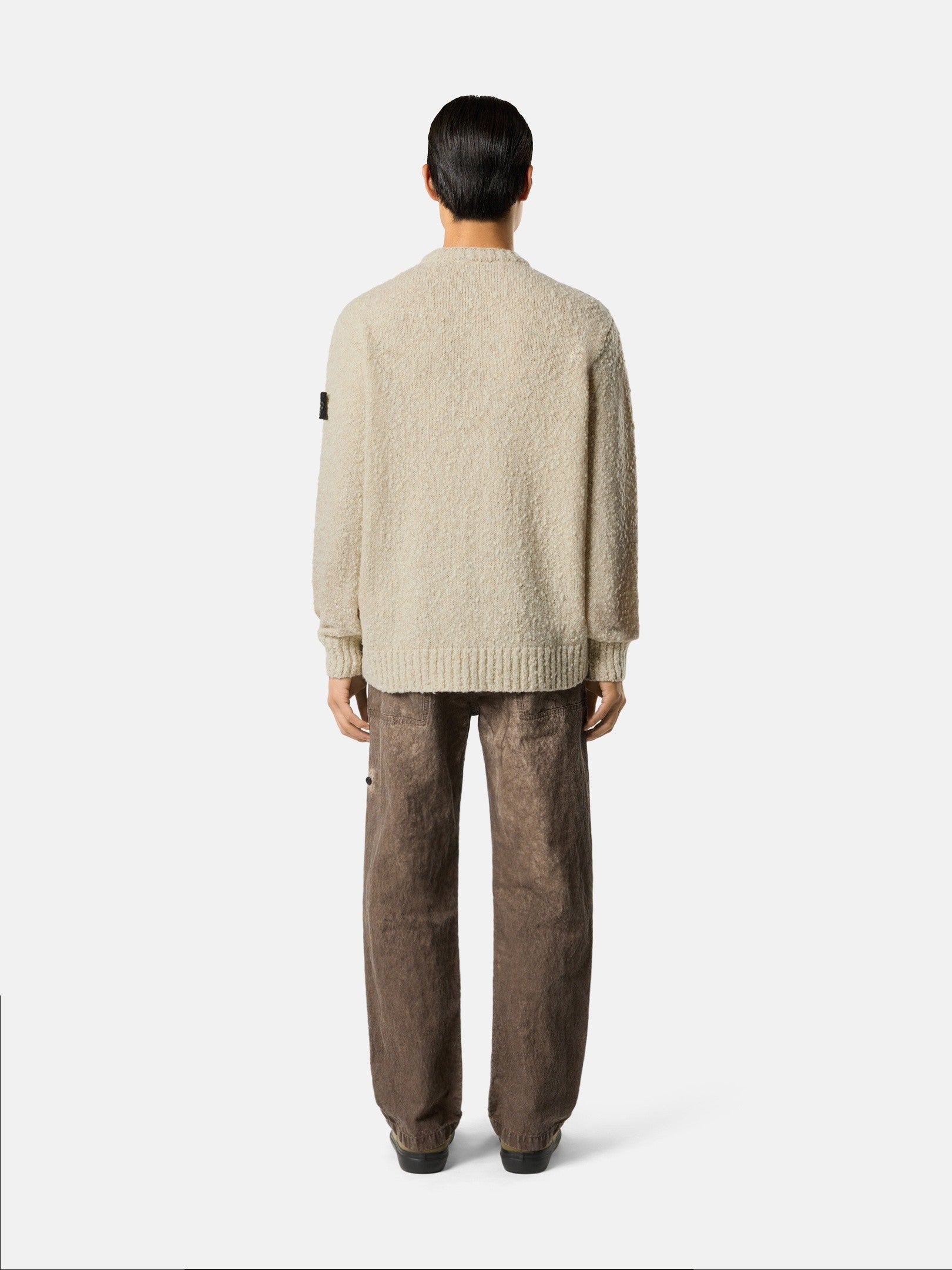 Stone Island Loose-Fit Crewneck Jumper with Ribbed Trims 5100031