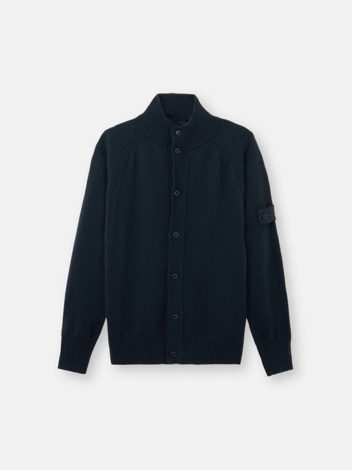 Stone Island Regular-Fit Button-Up Jumper With Raglan Sleeves 5100035