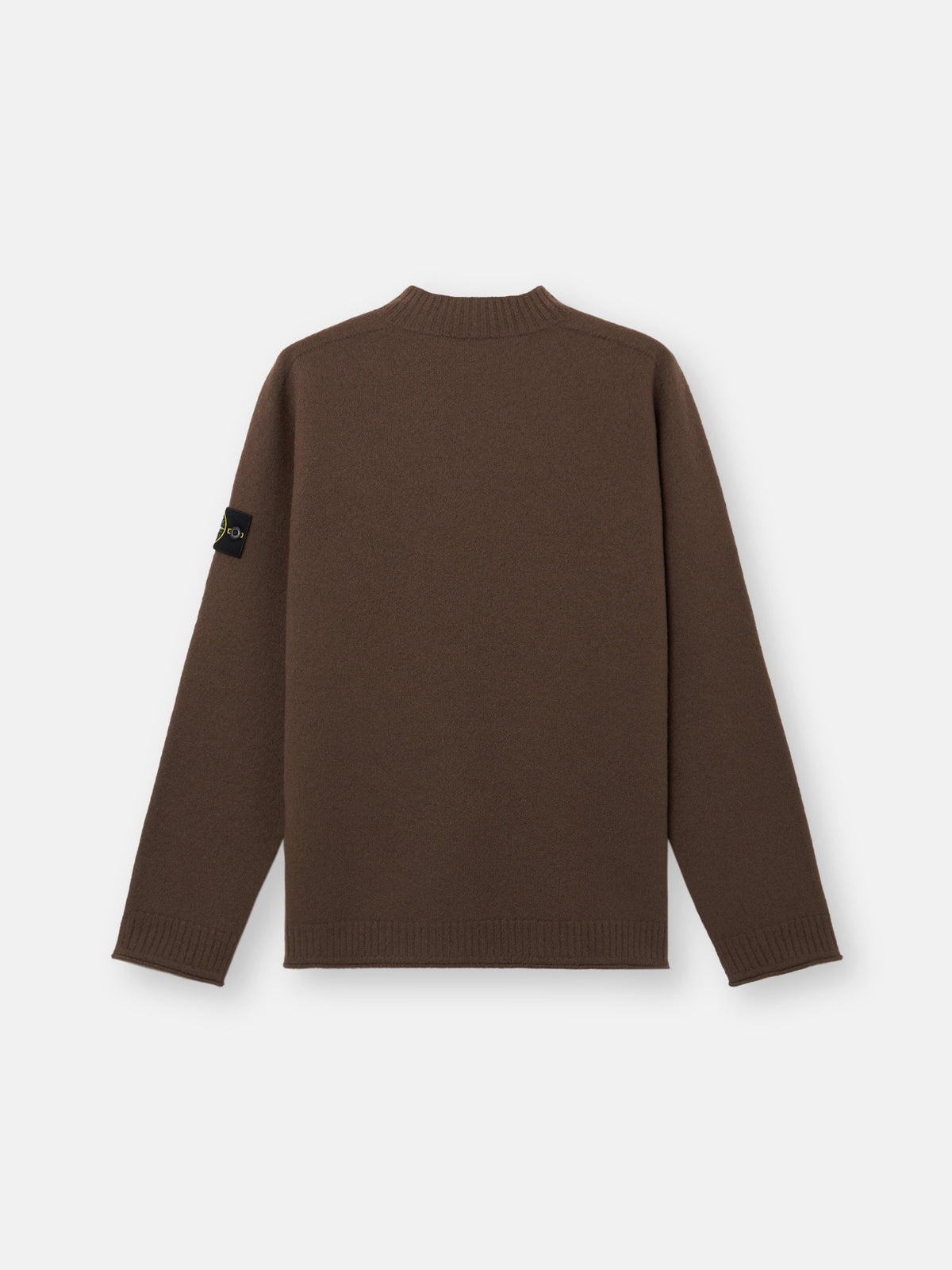 Stone Island Regular-Fit Mock Neck Jumper with Rolled Edges 5100041