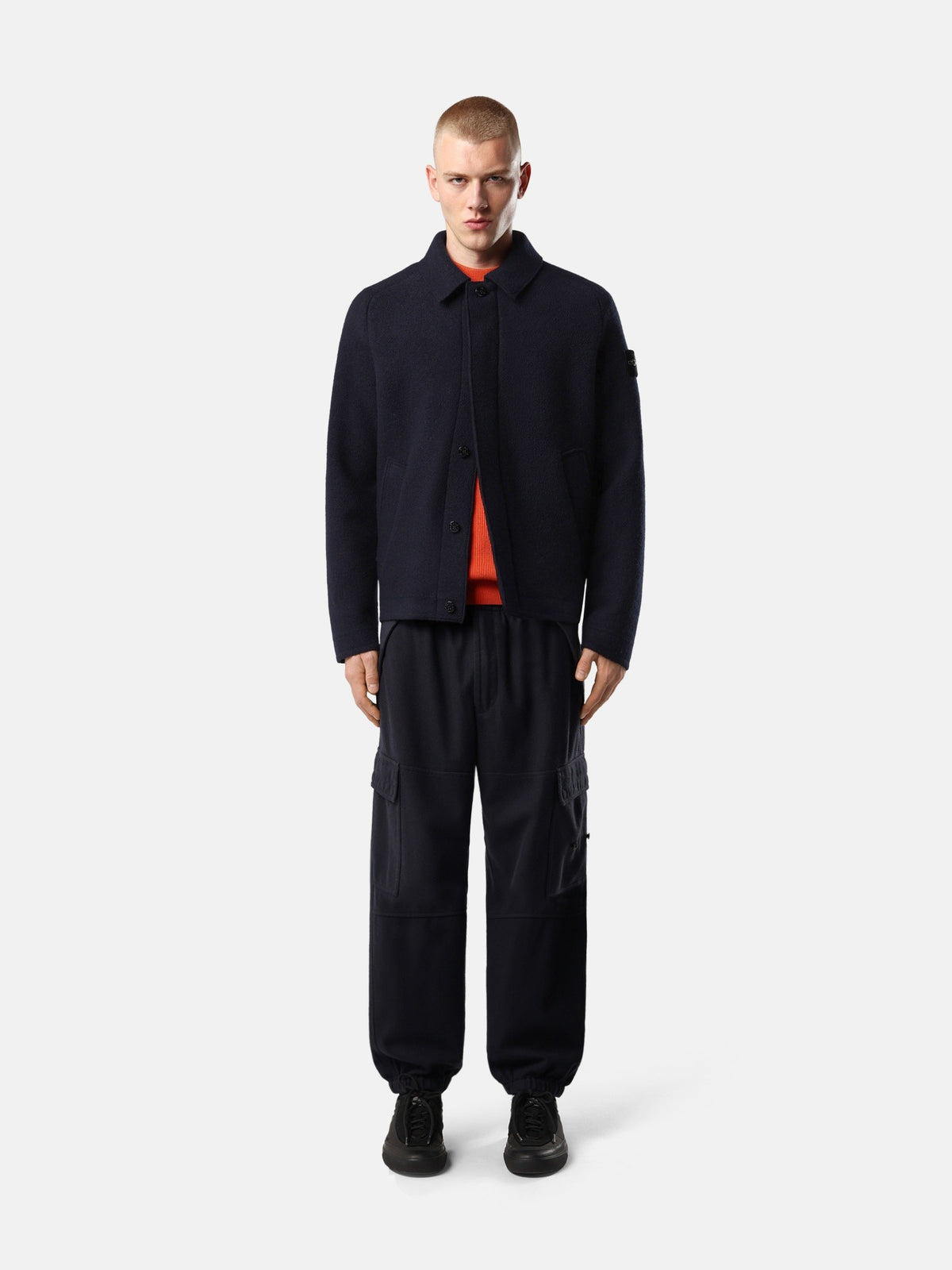 Stone Island Regular-Fit Cardigan With Raglan Sleeves 5100042