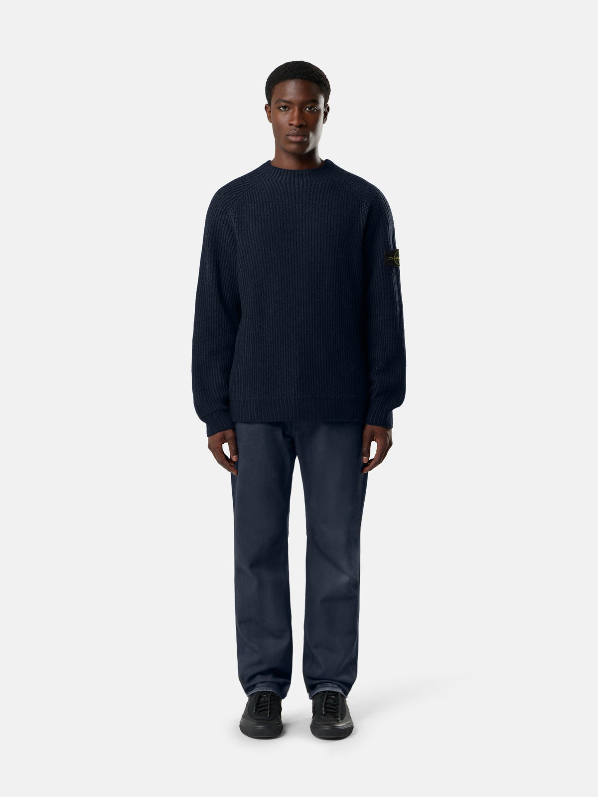 Stone Island Loose-Fit Reversible Crewneck Jumper With Raglan Sleeves 5100043