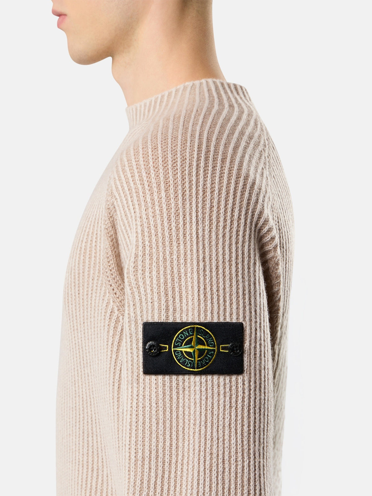 Stone Island Loose-Fit Reversible Crewneck Jumper With Raglan Sleeves 5100043