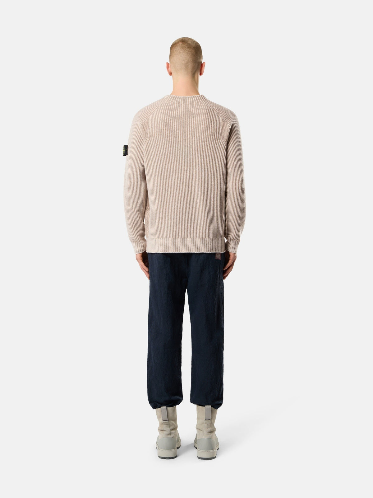 Stone Island Loose-Fit Reversible Crewneck Jumper With Raglan Sleeves 5100043