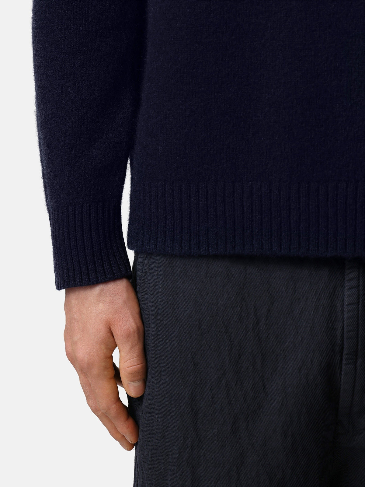 Stone Island Loose-Fit Crewneck Jumper With Contrast Knit Details 5100050