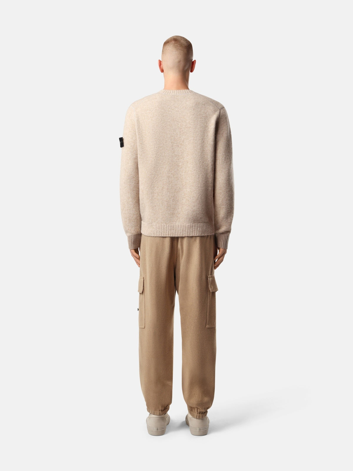 Stone Island Loose-Fit Crewneck Jumper With Contrast Knit Details 5100050
