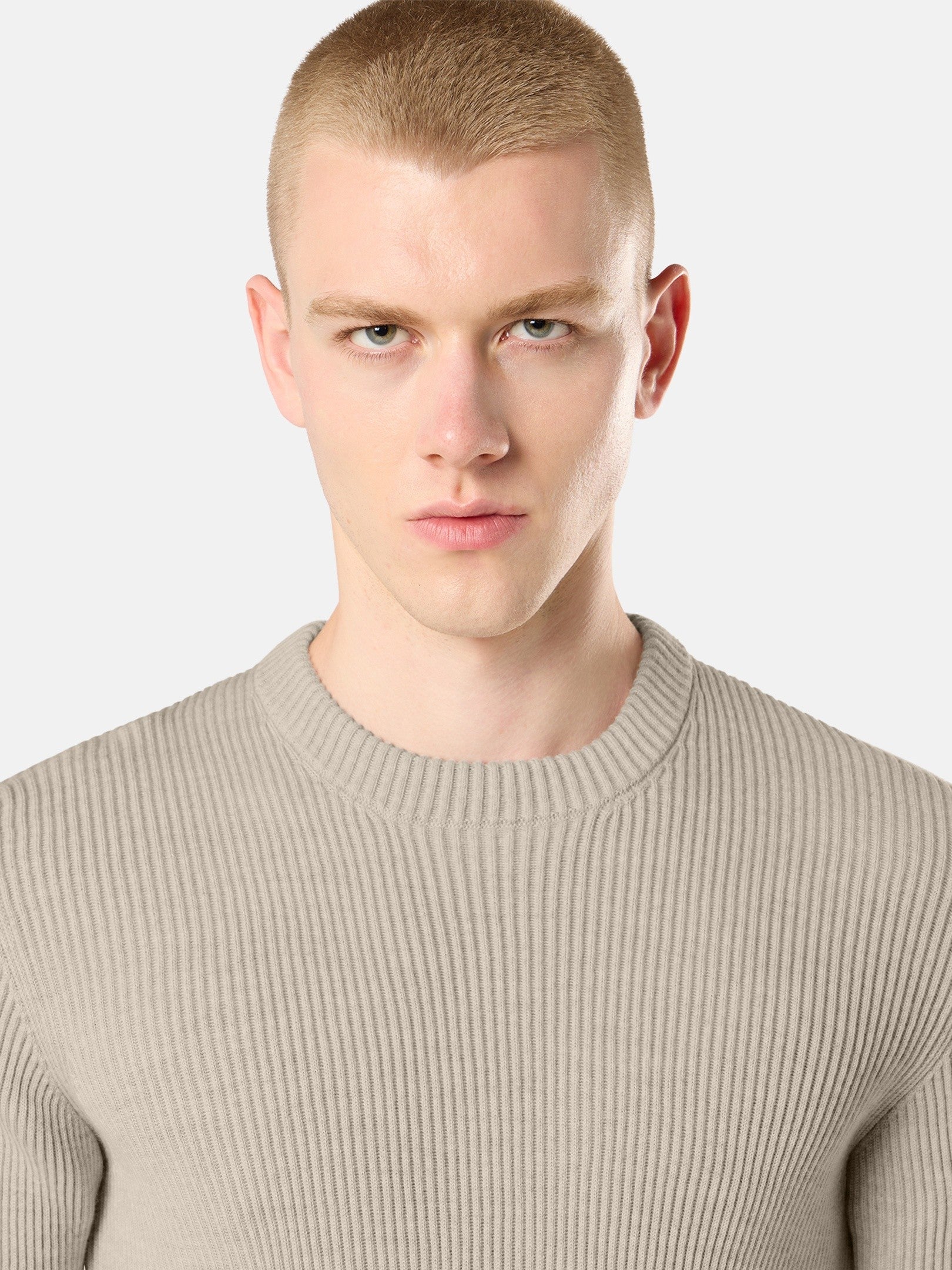 Stone Island Crewneck Jumper with Ribbed Trims 5100053