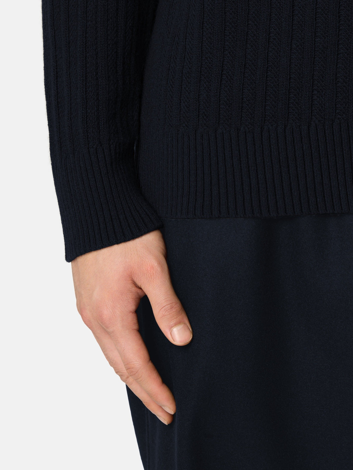Stone Island Loose-Fit Zip-Up Stand Collar Jumper 5100054