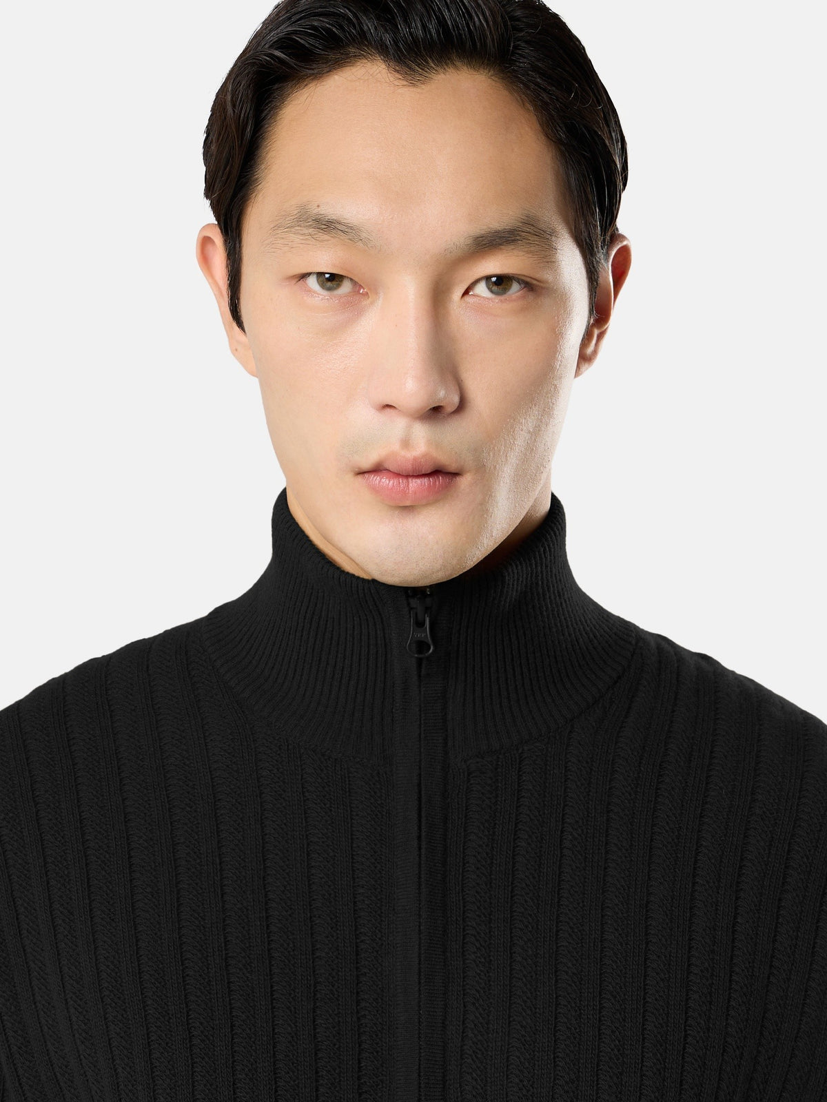 Stone Island Loose-Fit Zip-Up Stand Collar Jumper 5100054