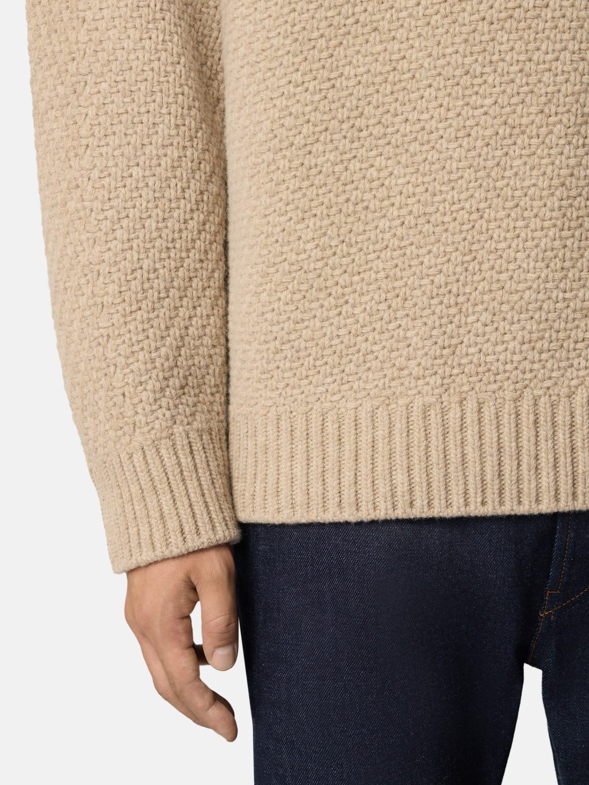 Stone Island Loose-Fit Crewneck Jumper with Ribbed Trims 5100055