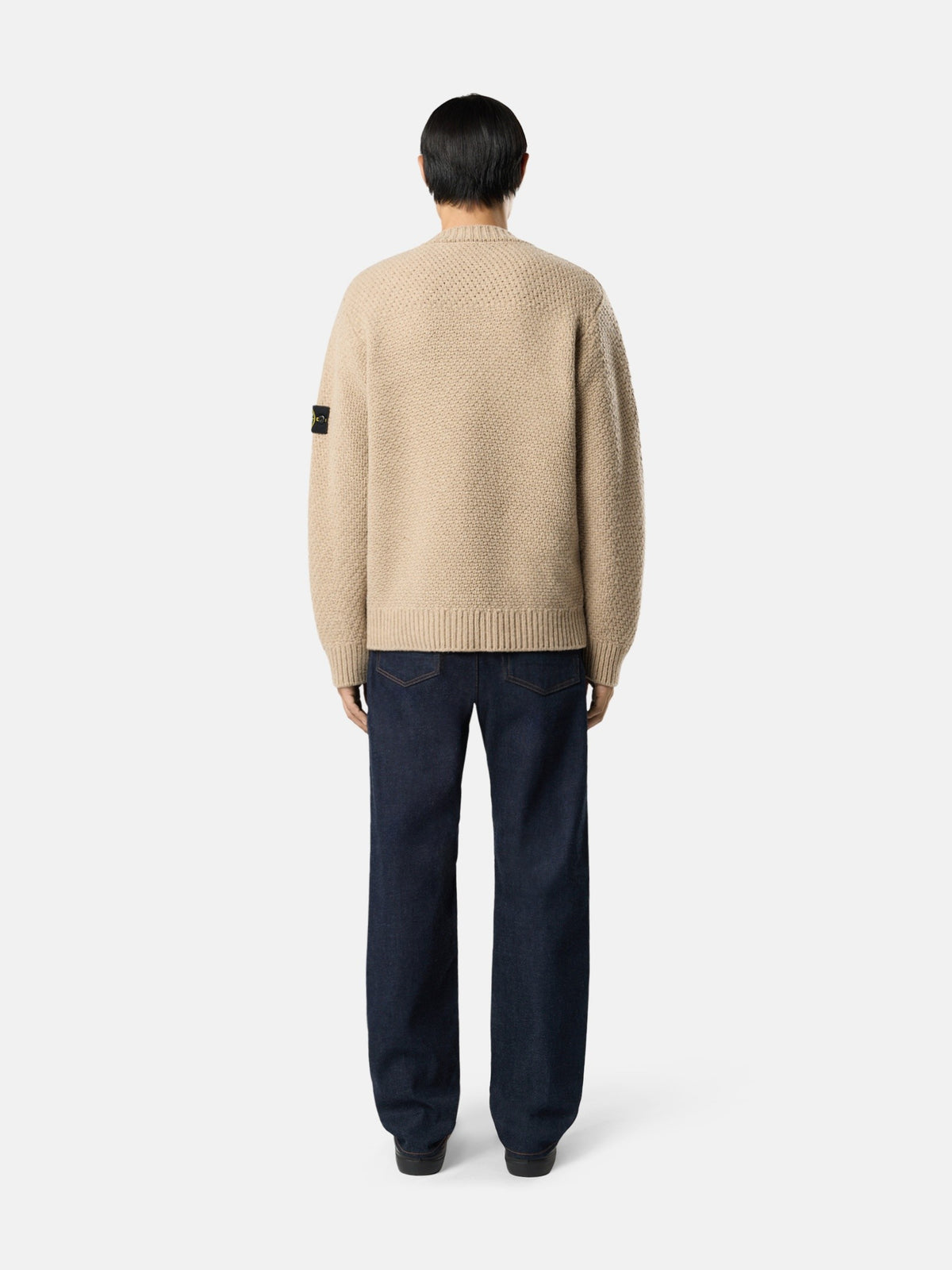 Stone Island Loose-Fit Crewneck Jumper with Ribbed Trims 5100055