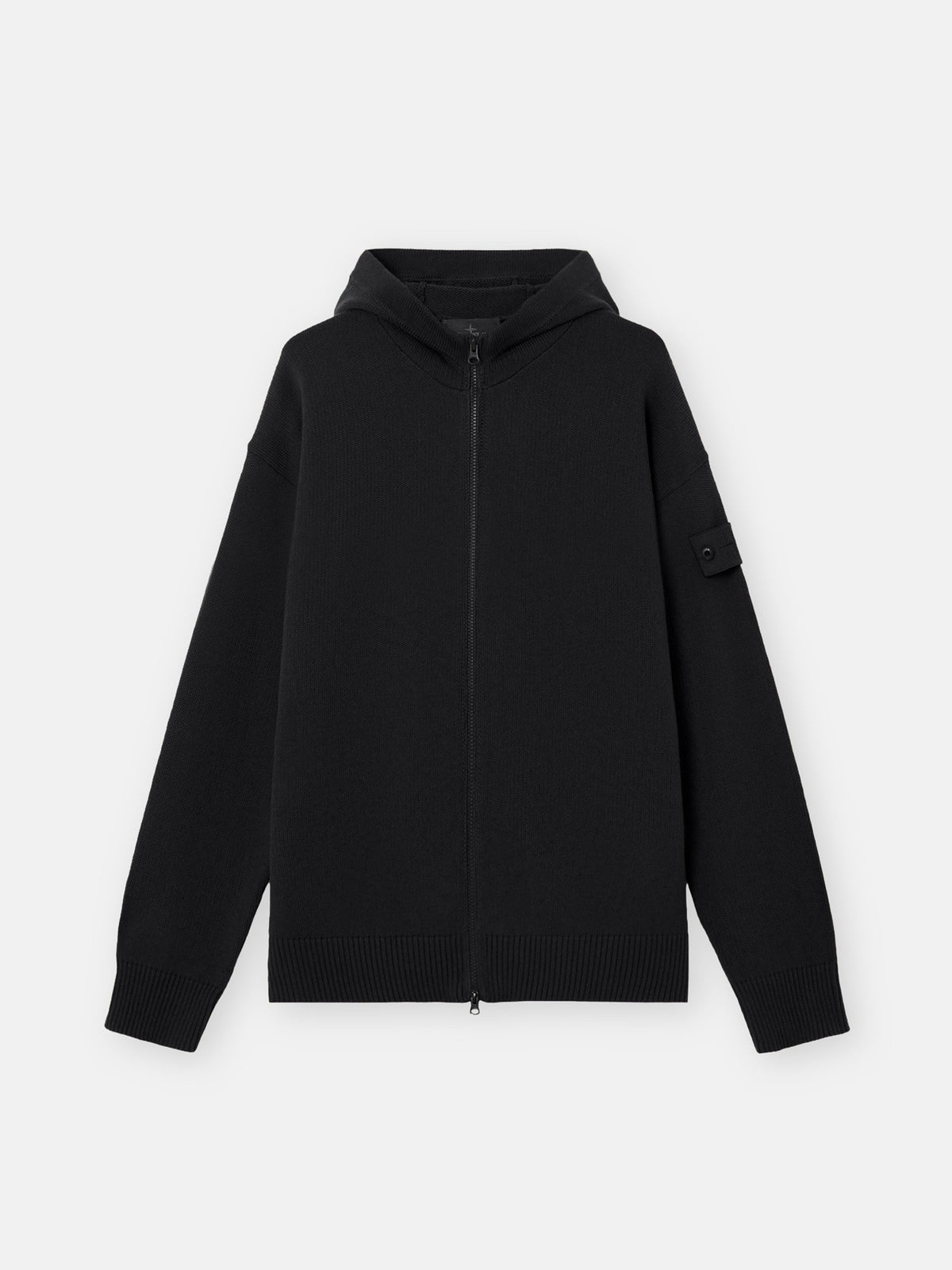 Stone Island Regular-Fit Hooded Zip-Up Jumper with Ribbed Trims 5100064