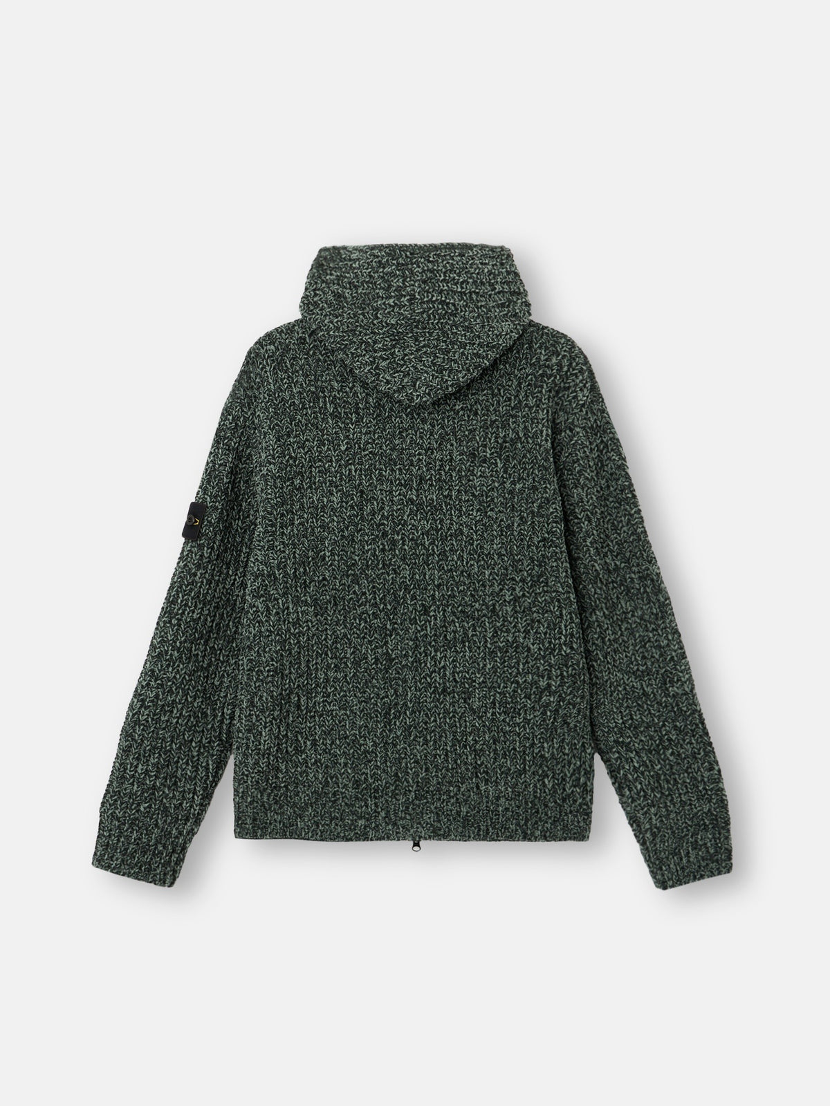 Stone Island Loose-Fit Hooded Zip-Up Jumper with Pockets 5100065