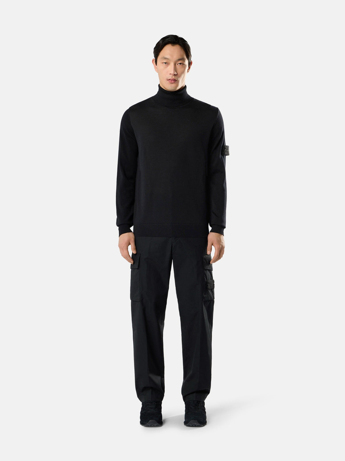 Stone Island Regular-Fit Turtleneck Jumper with Ribbed Trims 5100066
