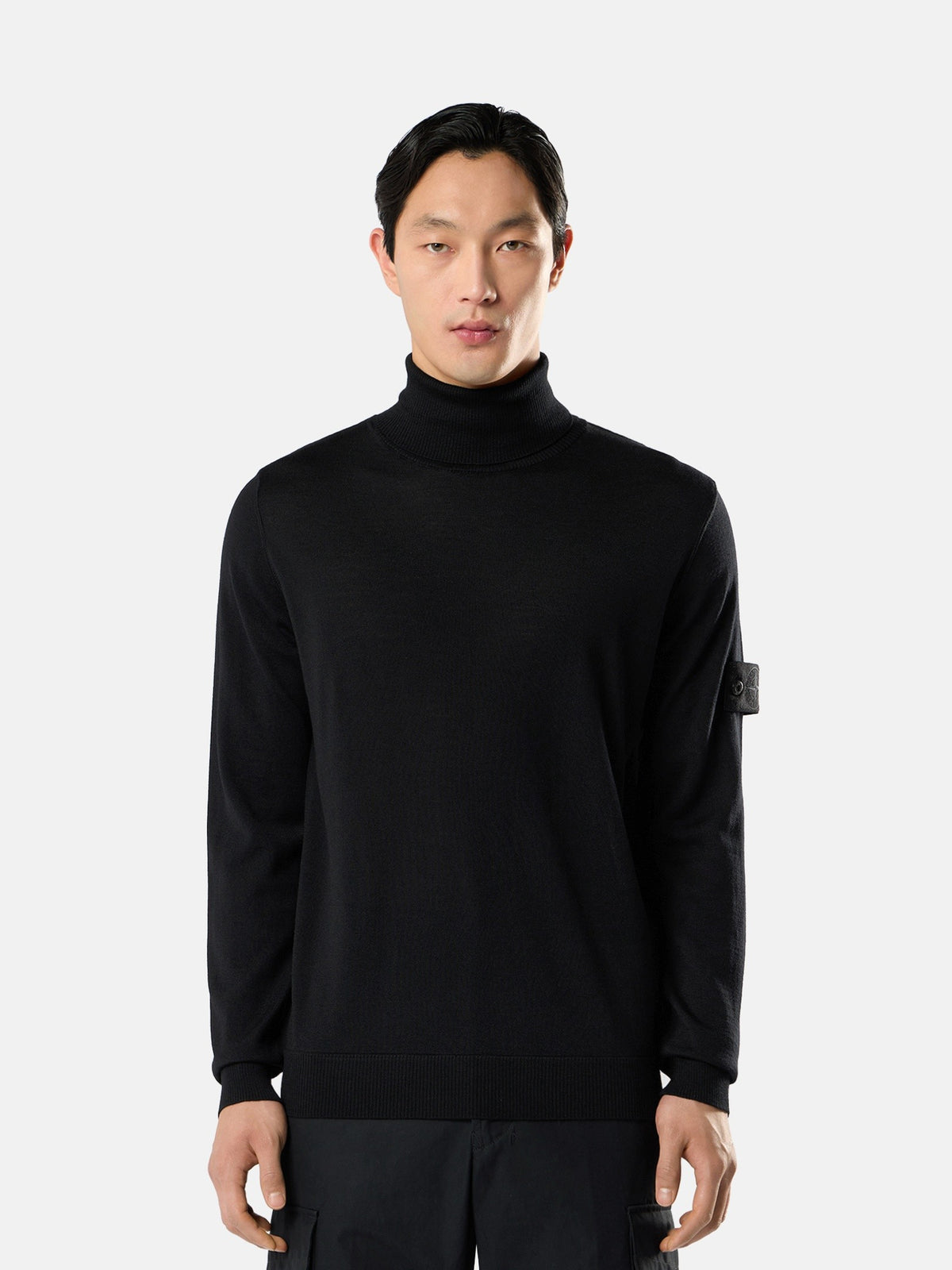 Stone Island Regular-Fit Turtleneck Jumper with Ribbed Trims 5100066