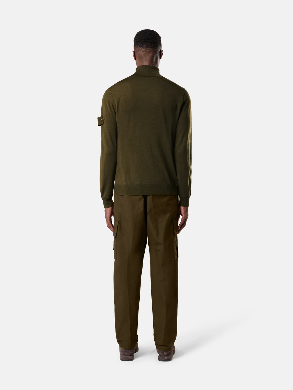 Stone Island Regular-Fit Turtleneck Jumper with Ribbed Trims 5100066