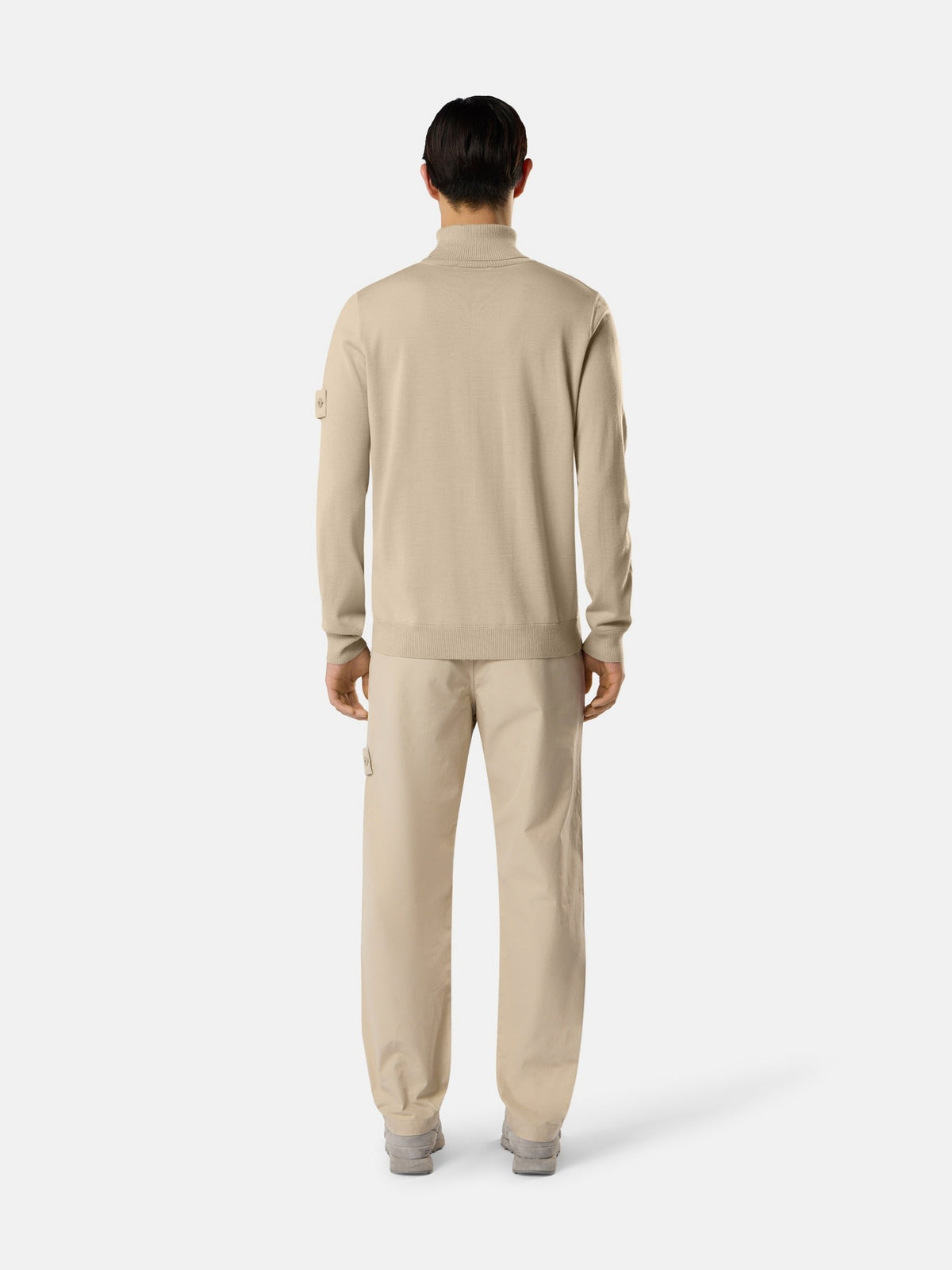 Stone Island Regular-Fit Turtleneck Jumper with Ribbed Trims 5100066