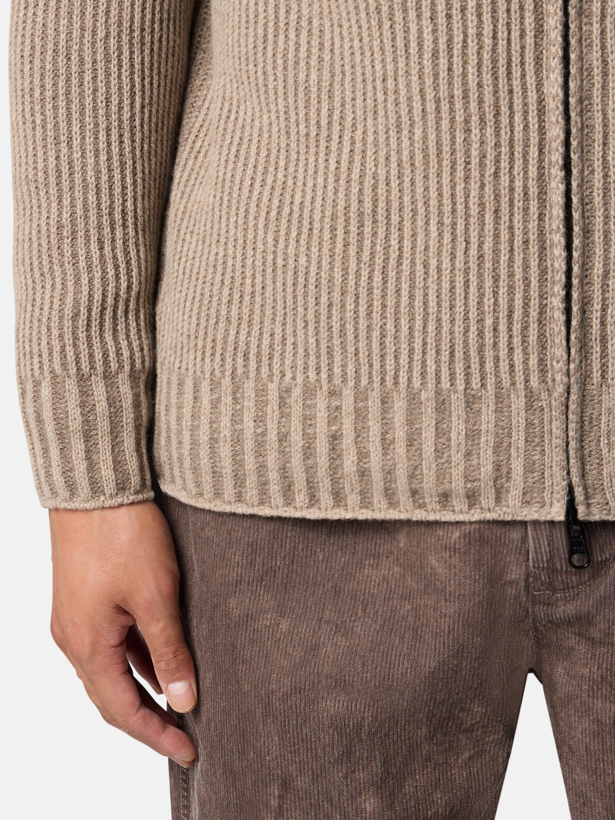 Stone Island Regular-Fit Hooded Zip-Up Jumper with Raglan Sleeves 5100067