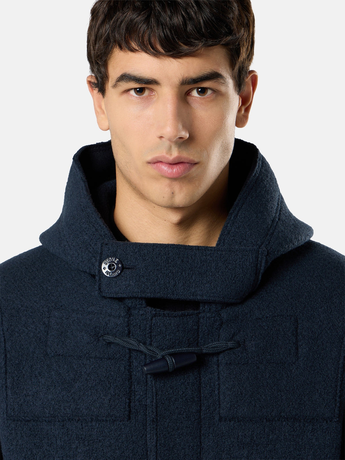 Stone Island Loose-Fit Duffle Coat With Toggle Buttons 5100069